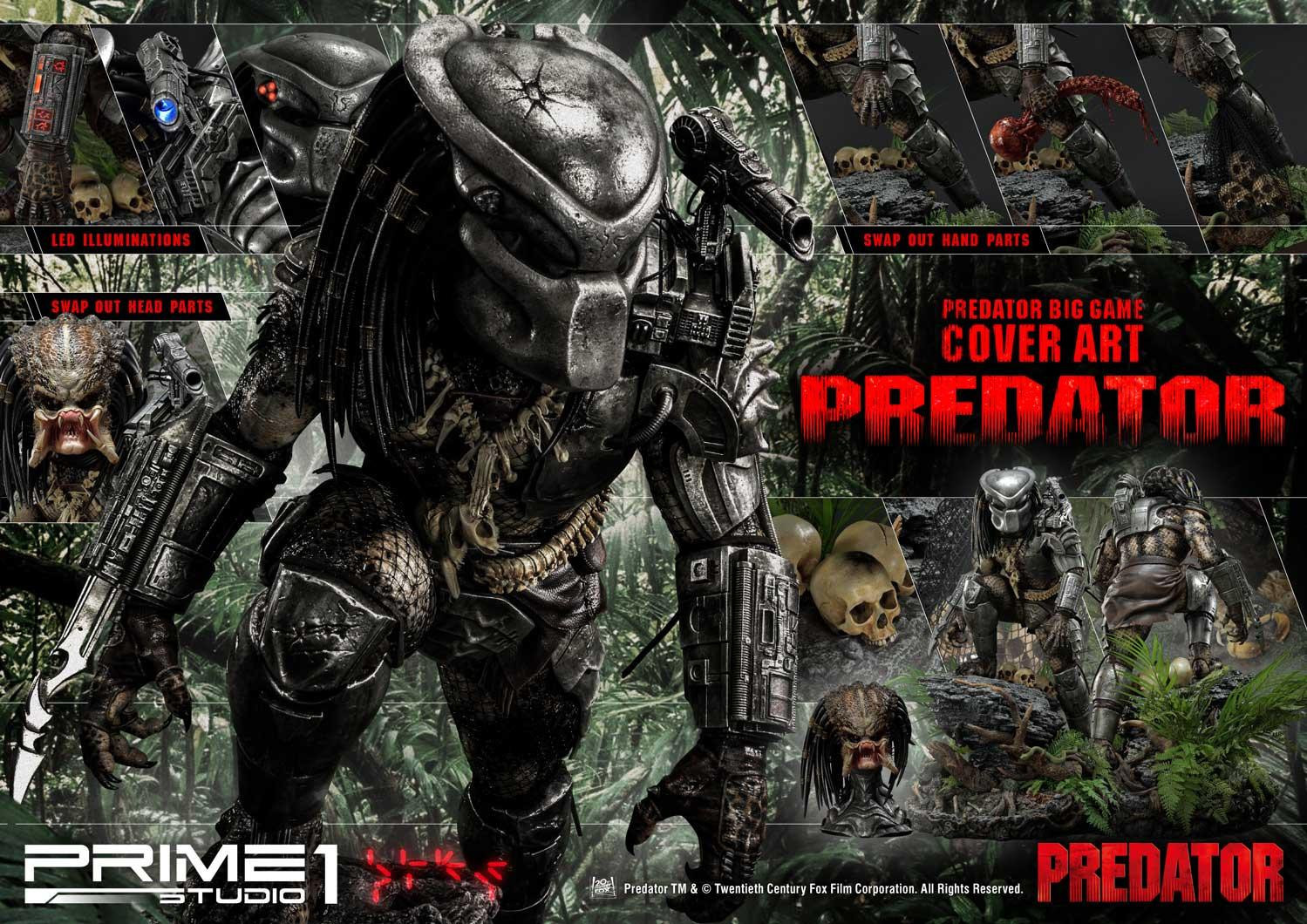 Predator: Big Game - Predator - Premium Masterline  (PMDHPR-03DX) - 1/4 - Cover Art, DX Bonus Version (Prime 1 Studio) photo 3