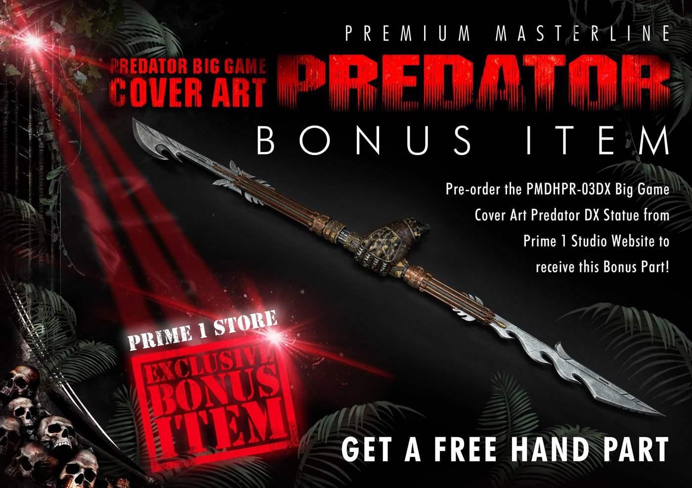 Predator: Big Game - Predator - Premium Masterline  (PMDHPR-03DX) - 1/4 - Cover Art, DX Bonus Version (Prime 1 Studio) photo 89