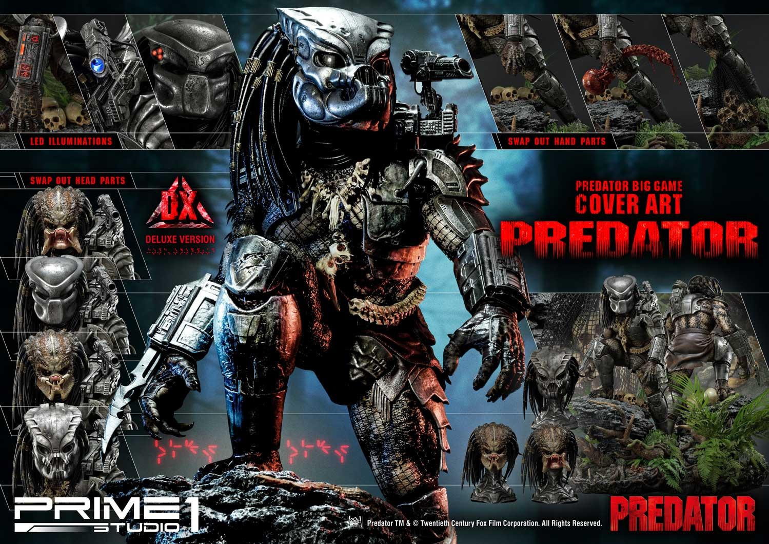 Predator: Big Game - Predator - Premium Masterline  (PMDHPR-03DX) - 1/4 - Cover Art, DX Bonus Version (Prime 1 Studio) photo 90