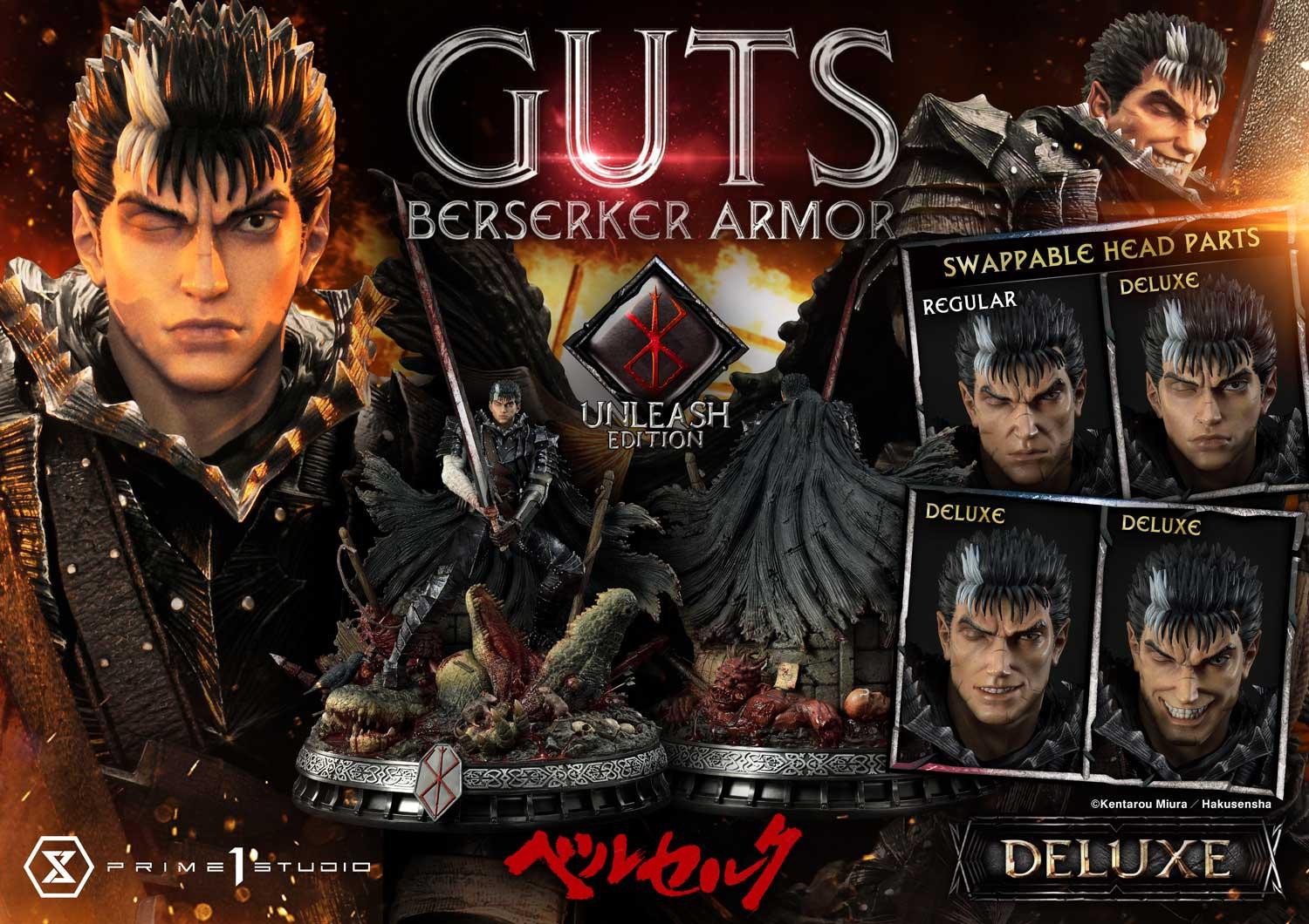 Berserk - Guts - Ultimate Premium Masterline  (UPMBR-17DX) - 1/4 - Berserker Armor, Unleashed Edition, DX Version (Prime 1 Studio) photo 24