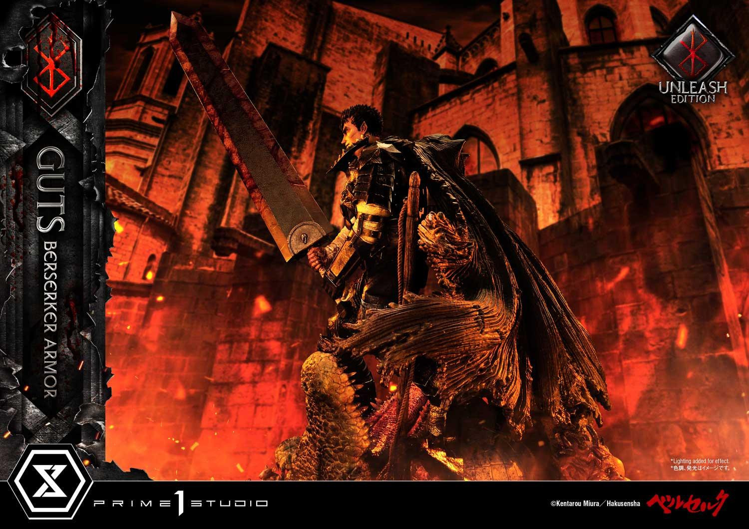 Berserk - Guts - Ultimate Premium Masterline  (UPMBR-17DX) - 1/4 - Berserker Armor, Unleashed Edition, DX Version (Prime 1 Studio) photo 30