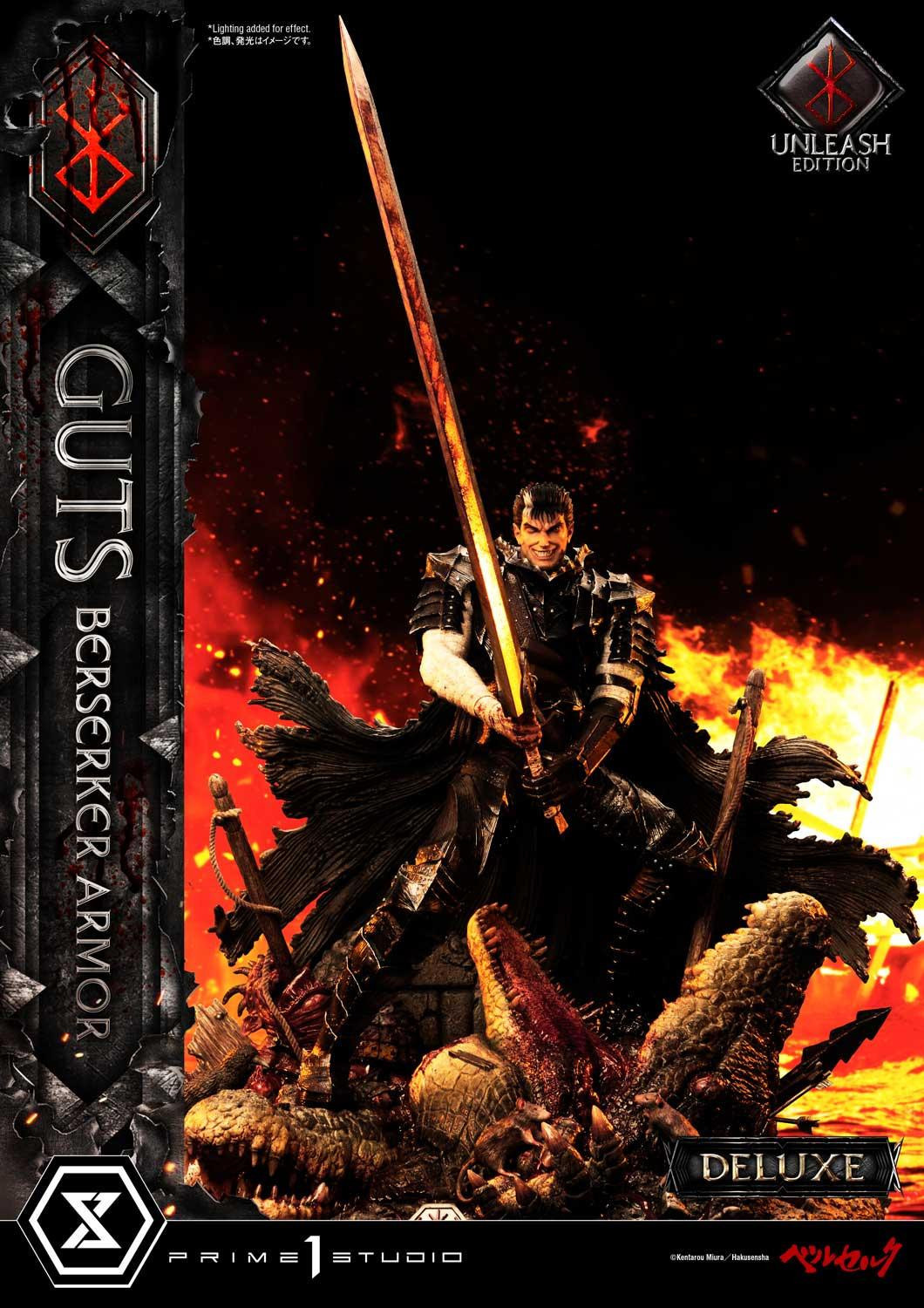 Berserk - Guts - Ultimate Premium Masterline  (UPMBR-17DX) - 1/4 - Berserker Armor, Unleashed Edition, DX Version (Prime 1 Studio) photo 32