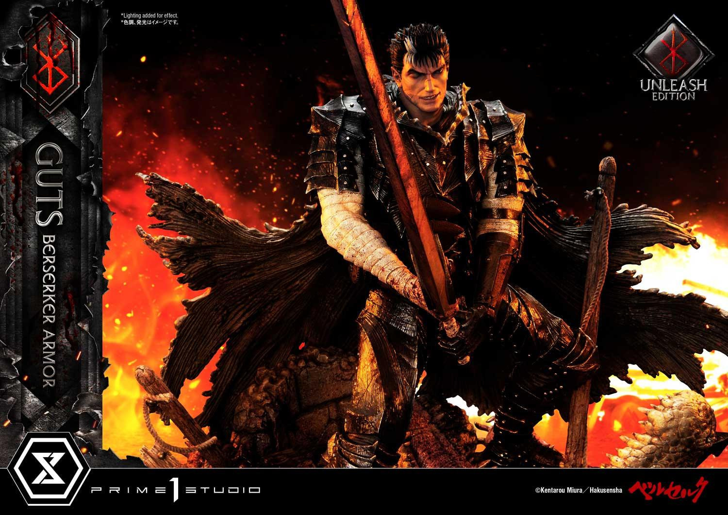 Berserk - Guts - Ultimate Premium Masterline  (UPMBR-17DX) - 1/4 - Berserker Armor, Unleashed Edition, DX Version (Prime 1 Studio) photo 33