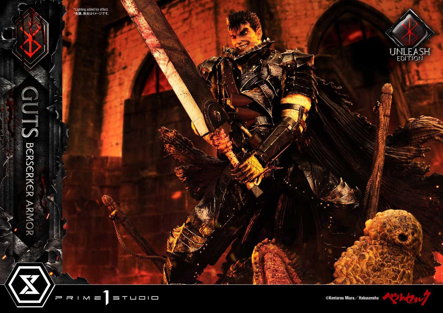 Berserk - Guts - Ultimate Premium Masterline  (UPMBR-17DX) - 1/4 - Berserker Armor, Unleashed Edition, DX Version (Prime 1 Studio) photo 45
