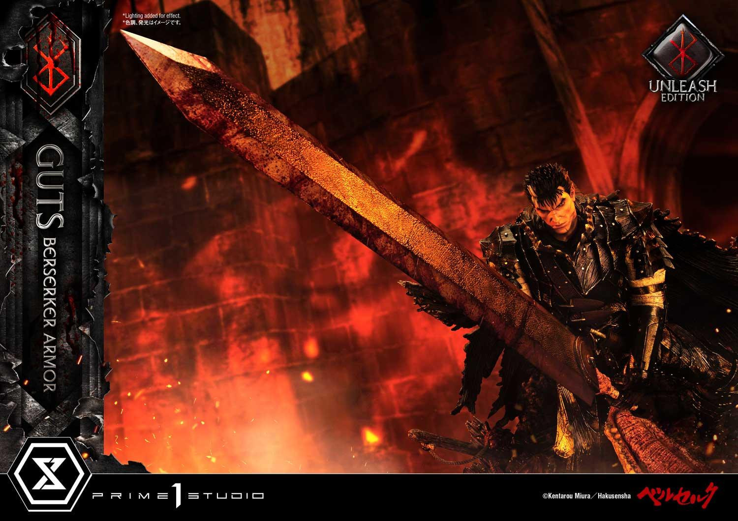 Berserk - Guts - Ultimate Premium Masterline  (UPMBR-17DX) - 1/4 - Berserker Armor, Unleashed Edition, DX Version (Prime 1 Studio) photo 57