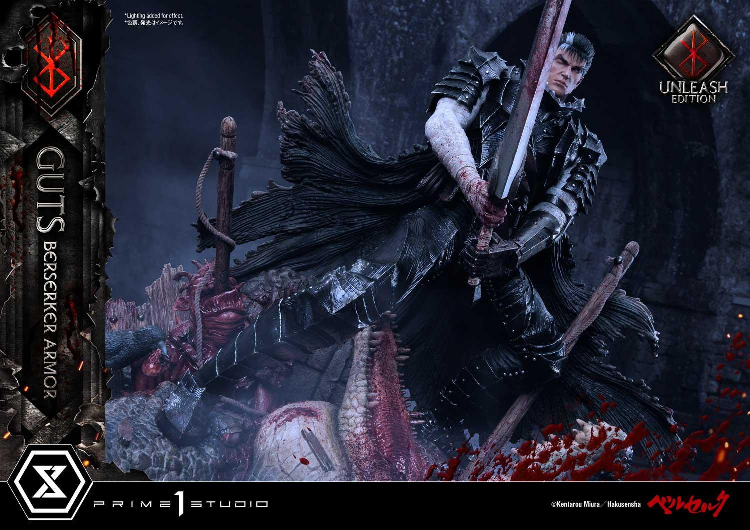 Berserk - Guts - Ultimate Premium Masterline  (UPMBR-17DX) - 1/4 - Berserker Armor, Unleashed Edition, DX Version (Prime 1 Studio) photo 87