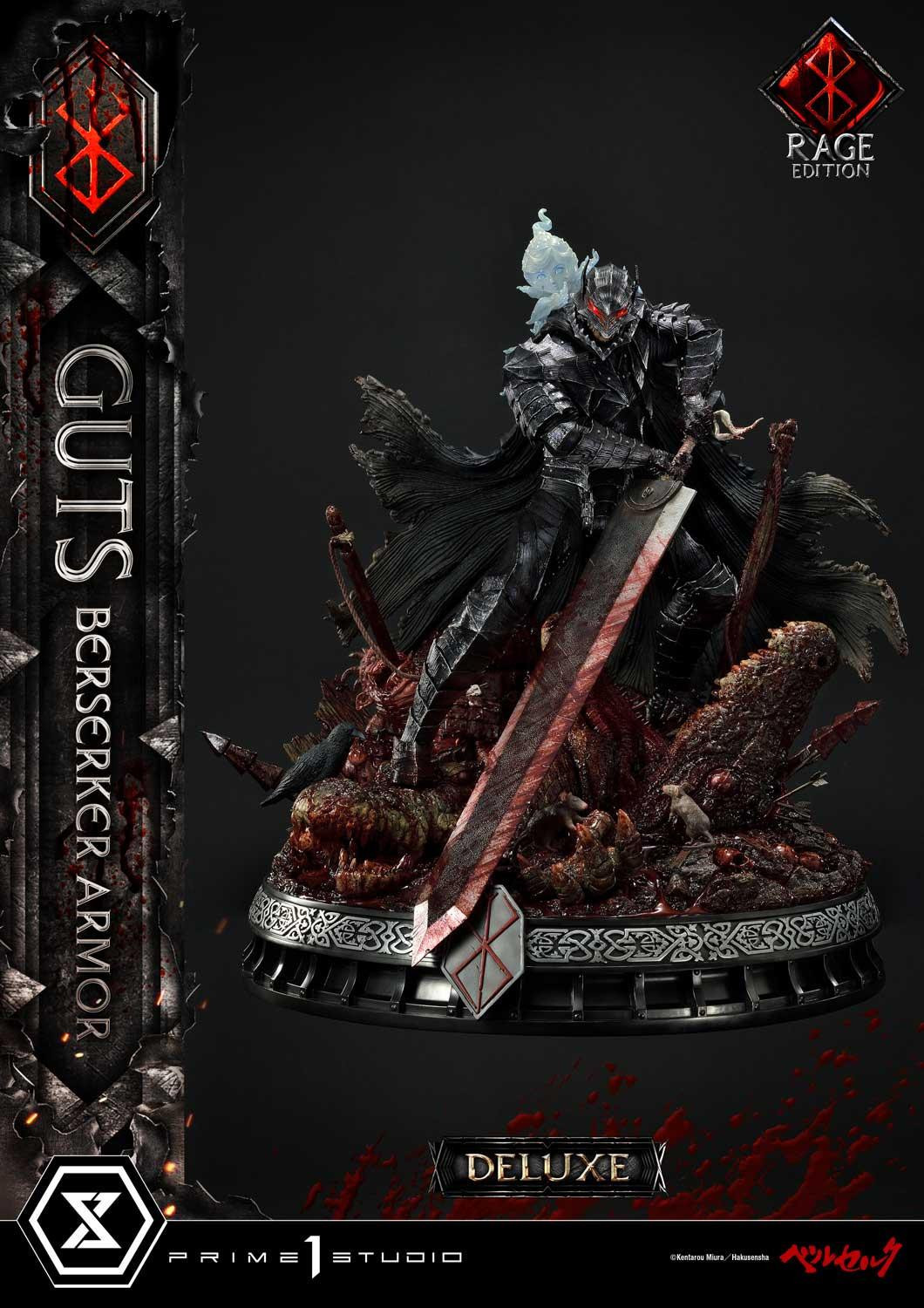 Berserk - Guts - Schierke - Ultimate Premium Masterline  (UPMBR-18DX) - 1/4 - Berserker Armor, Rage Edition, DX Version (Prime 1 Studio) photo 6