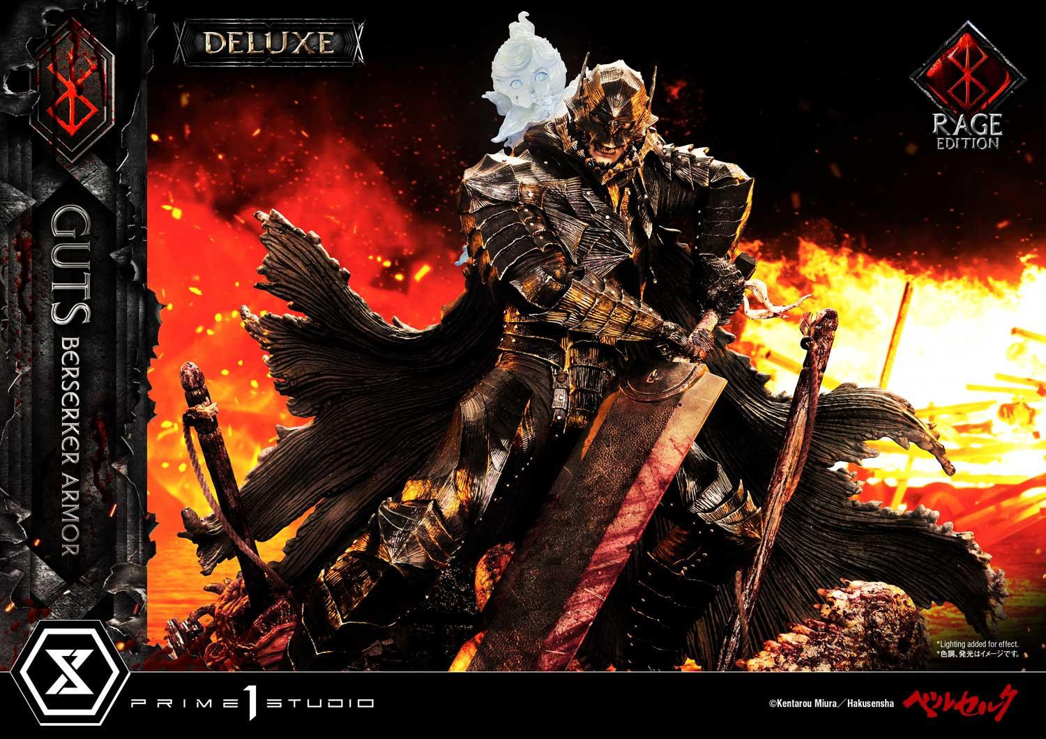 Berserk - Guts - Schierke - Ultimate Premium Masterline  (UPMBR-18DX) - 1/4 - Berserker Armor, Rage Edition, DX Version (Prime 1 Studio) photo 8