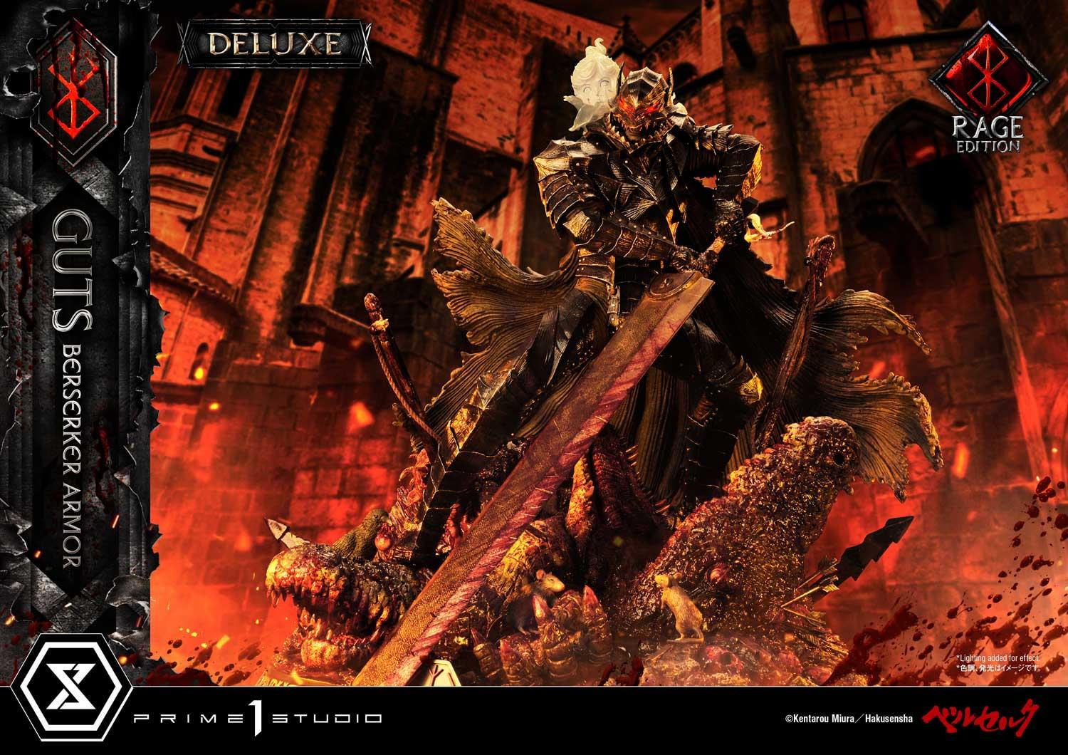 Berserk - Guts - Schierke - Ultimate Premium Masterline  (UPMBR-18DX) - 1/4 - Berserker Armor, Rage Edition, DX Version (Prime 1 Studio) photo 9