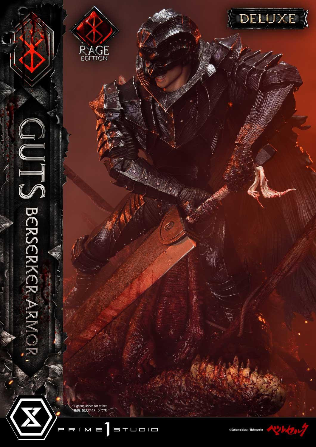 Berserk - Guts - Schierke - Ultimate Premium Masterline  (UPMBR-18DX) - 1/4 - Berserker Armor, Rage Edition, DX Version (Prime 1 Studio) photo 11