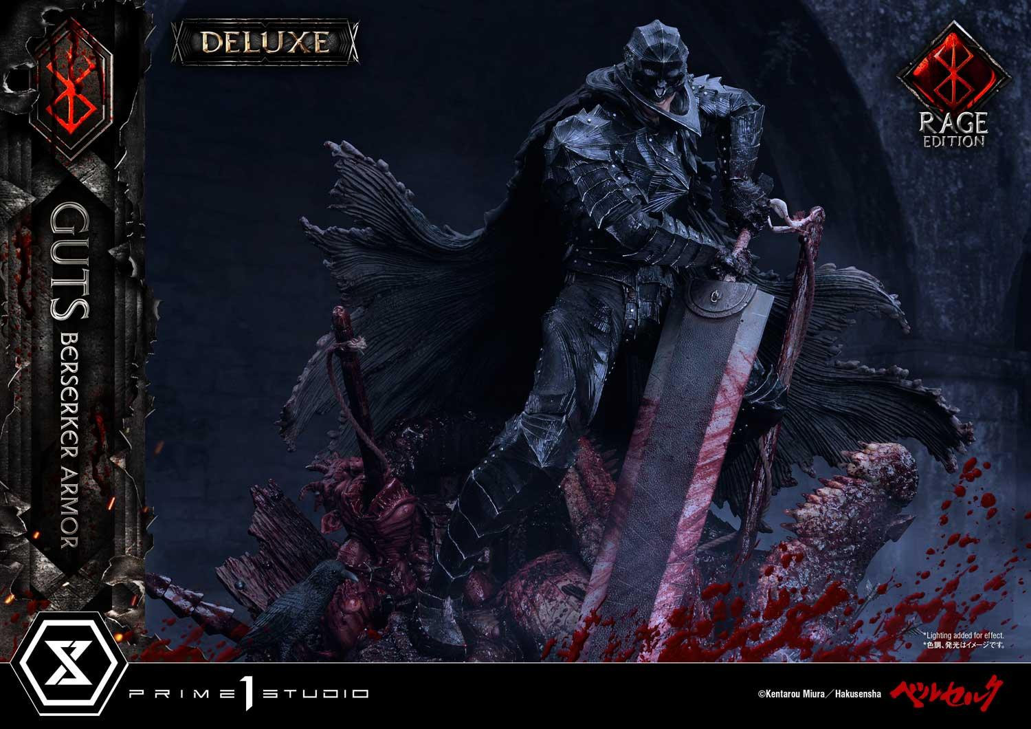 Berserk - Guts - Schierke - Ultimate Premium Masterline  (UPMBR-18DX) - 1/4 - Berserker Armor, Rage Edition, DX Version (Prime 1 Studio) photo 13