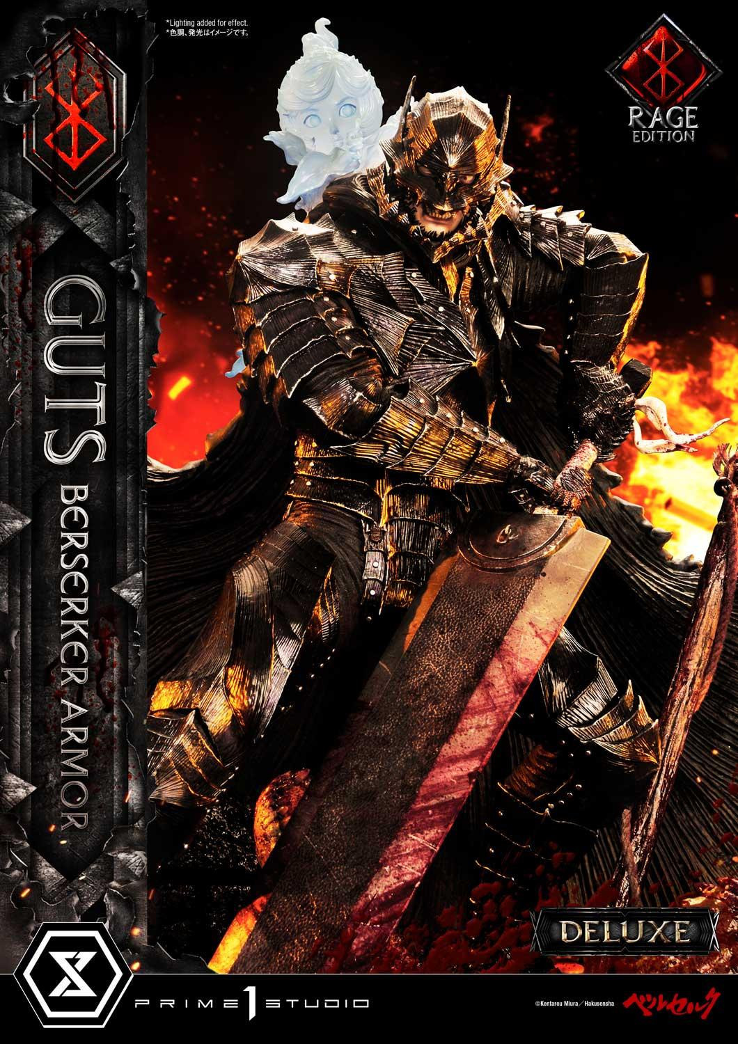 Berserk - Guts - Schierke - Ultimate Premium Masterline  (UPMBR-18DX) - 1/4 - Berserker Armor, Rage Edition, DX Version (Prime 1 Studio) photo 14