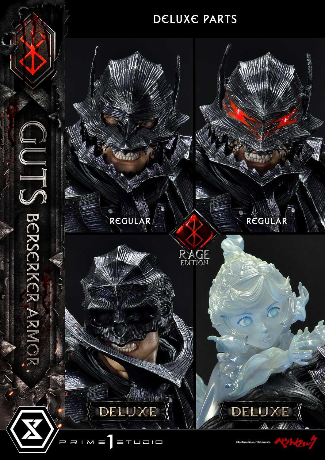 Berserk - Guts - Schierke - Ultimate Premium Masterline  (UPMBR-18DX) - 1/4 - Berserker Armor, Rage Edition, DX Version (Prime 1 Studio) photo 15