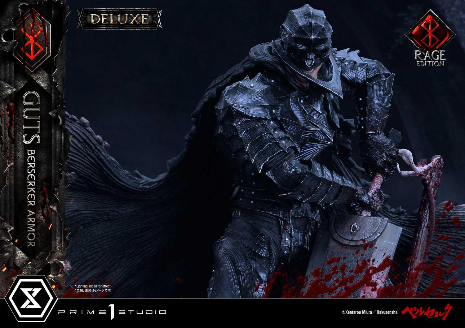 Berserk - Guts - Schierke - Ultimate Premium Masterline  (UPMBR-18DX) - 1/4 - Berserker Armor, Rage Edition, DX Version (Prime 1 Studio) photo 23