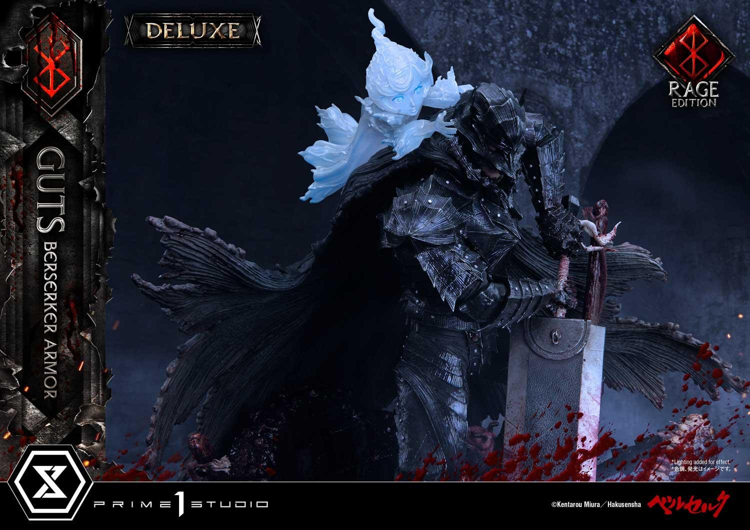 Berserk - Guts - Schierke - Ultimate Premium Masterline  (UPMBR-18DX) - 1/4 - Berserker Armor, Rage Edition, DX Version (Prime 1 Studio) photo 27