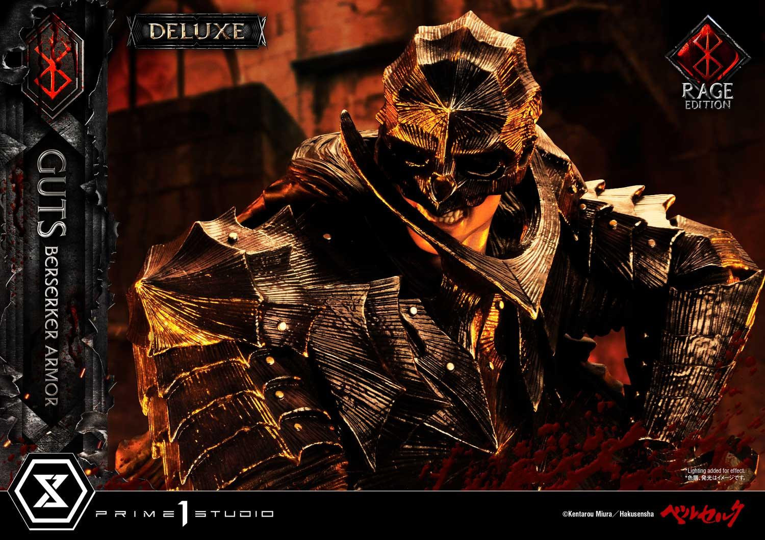 Berserk - Guts - Schierke - Ultimate Premium Masterline  (UPMBR-18DX) - 1/4 - Berserker Armor, Rage Edition, DX Version (Prime 1 Studio) photo 31