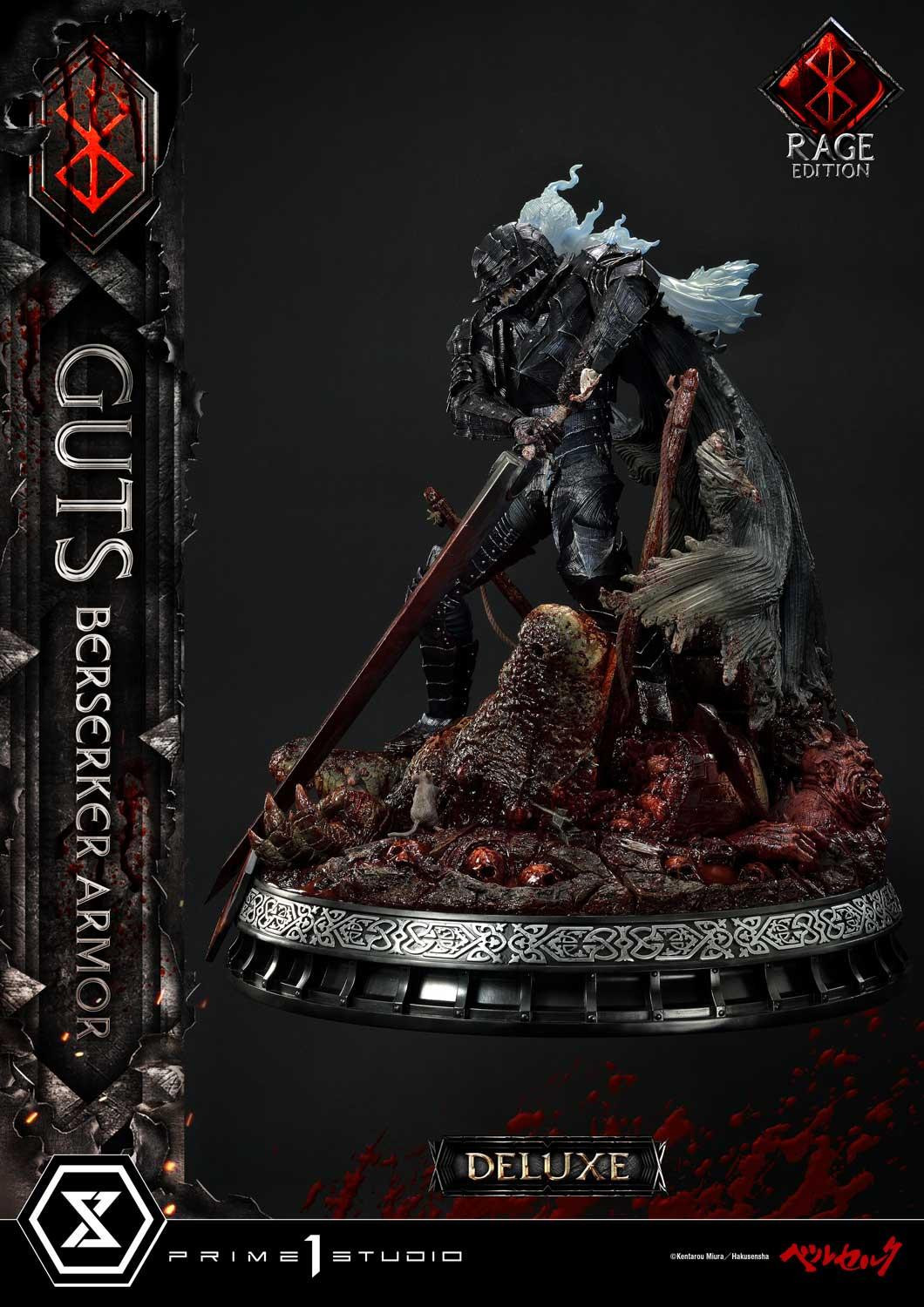 Berserk - Guts - Schierke - Ultimate Premium Masterline  (UPMBR-18DX) - 1/4 - Berserker Armor, Rage Edition, DX Version (Prime 1 Studio) photo 32