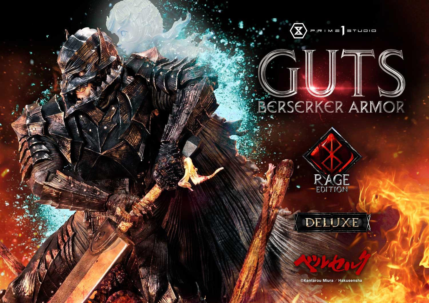 Berserk - Guts - Schierke - Ultimate Premium Masterline  (UPMBR-18DX) - 1/4 - Berserker Armor, Rage Edition, DX Version (Prime 1 Studio) photo 33
