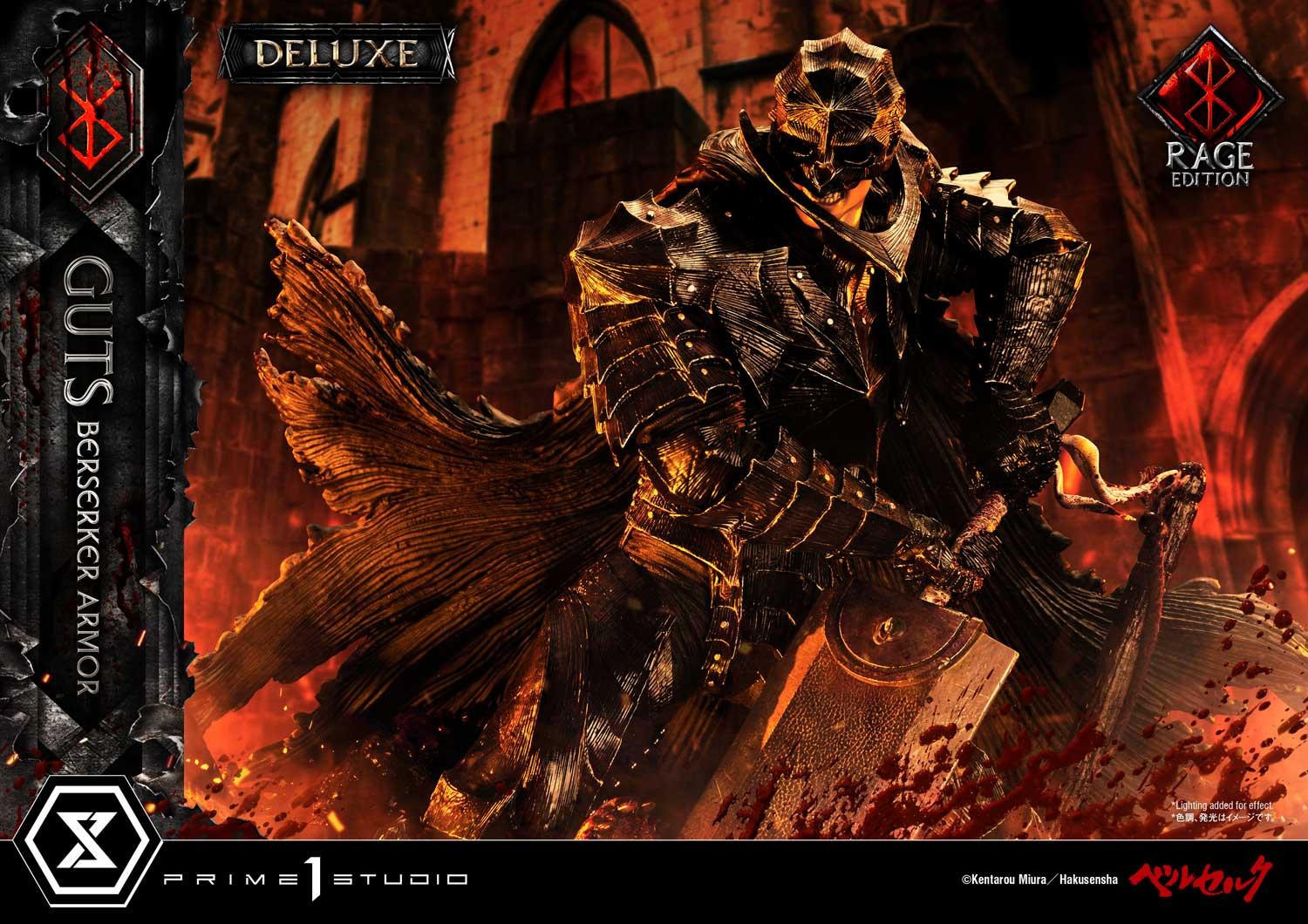 Berserk - Guts - Schierke - Ultimate Premium Masterline  (UPMBR-18DX) - 1/4 - Berserker Armor, Rage Edition, DX Version (Prime 1 Studio) photo 34