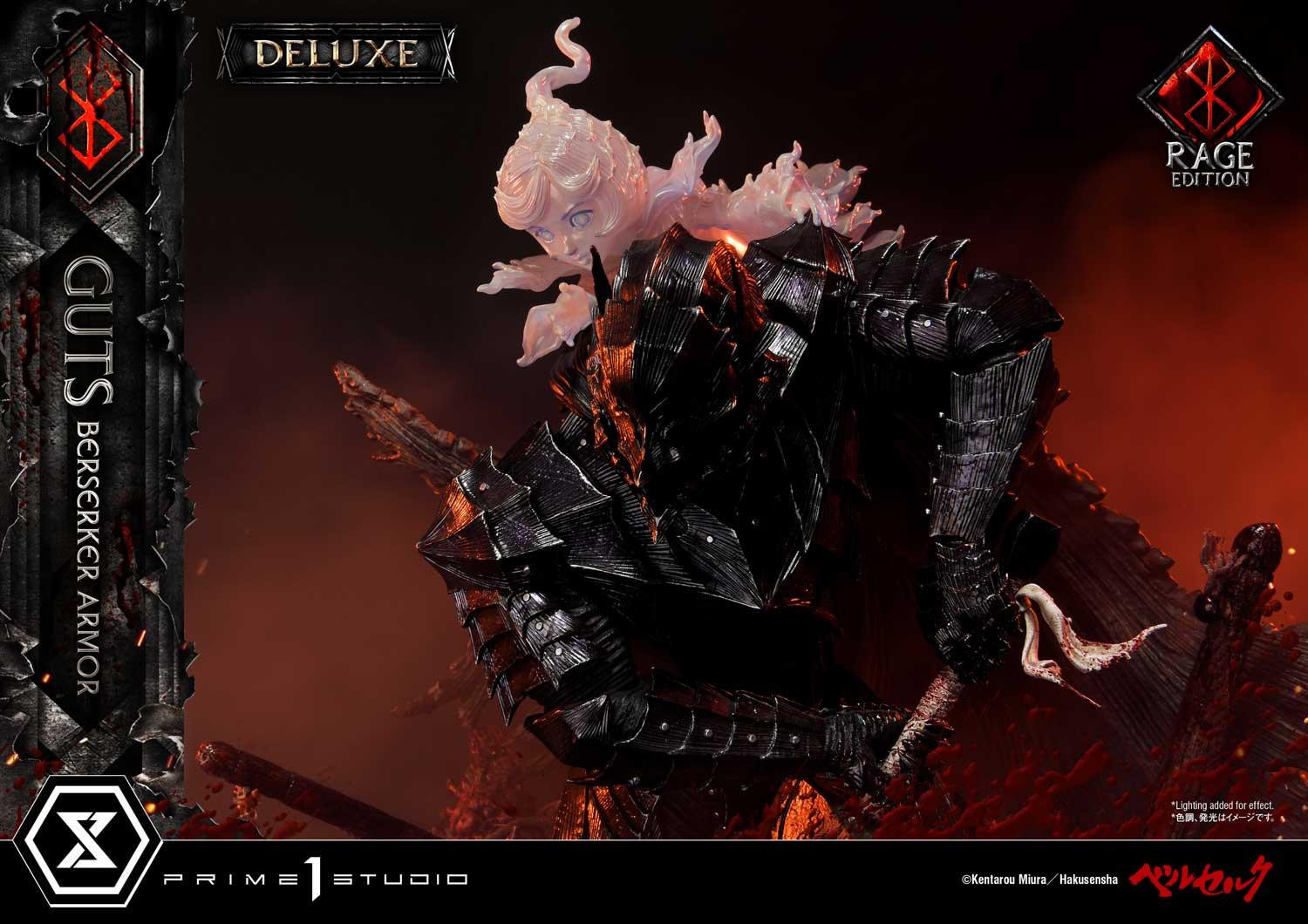 Berserk - Guts - Schierke - Ultimate Premium Masterline  (UPMBR-18DX) - 1/4 - Berserker Armor, Rage Edition, DX Version (Prime 1 Studio) photo 35