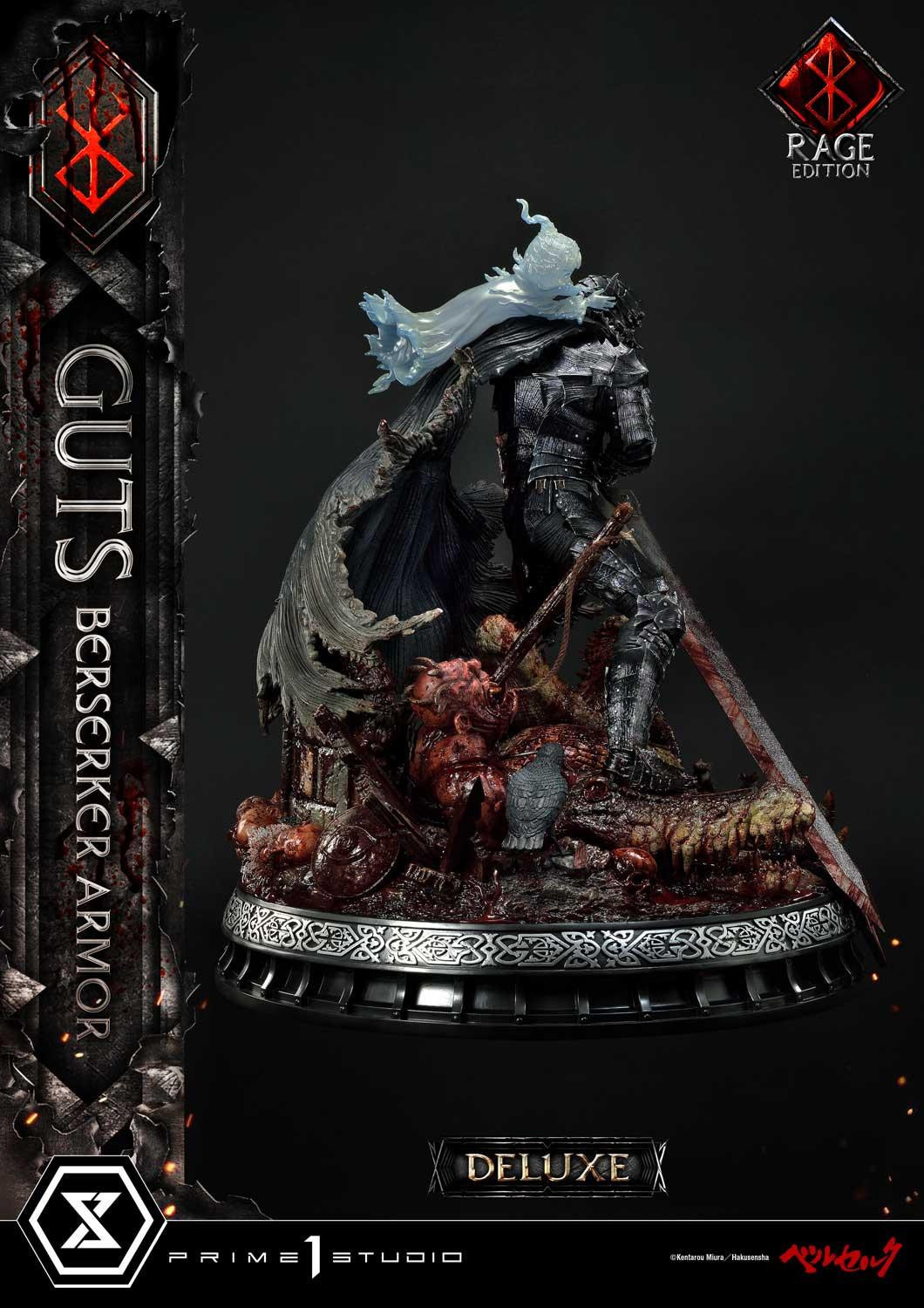Berserk - Guts - Schierke - Ultimate Premium Masterline  (UPMBR-18DX) - 1/4 - Berserker Armor, Rage Edition, DX Version (Prime 1 Studio) photo 40