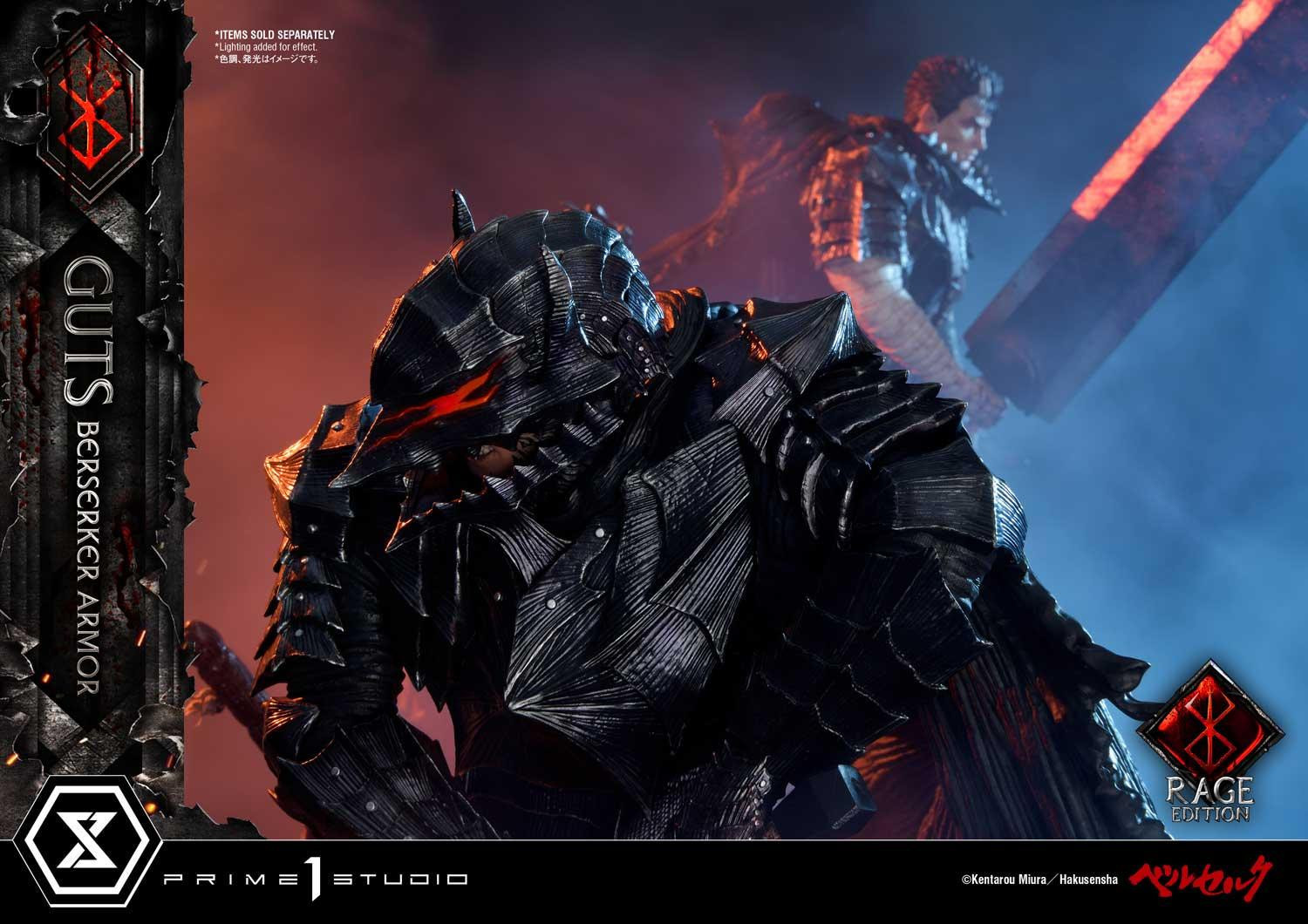 Berserk - Guts - Schierke - Ultimate Premium Masterline  (UPMBR-18DX) - 1/4 - Berserker Armor, Rage Edition, DX Version (Prime 1 Studio) photo 42