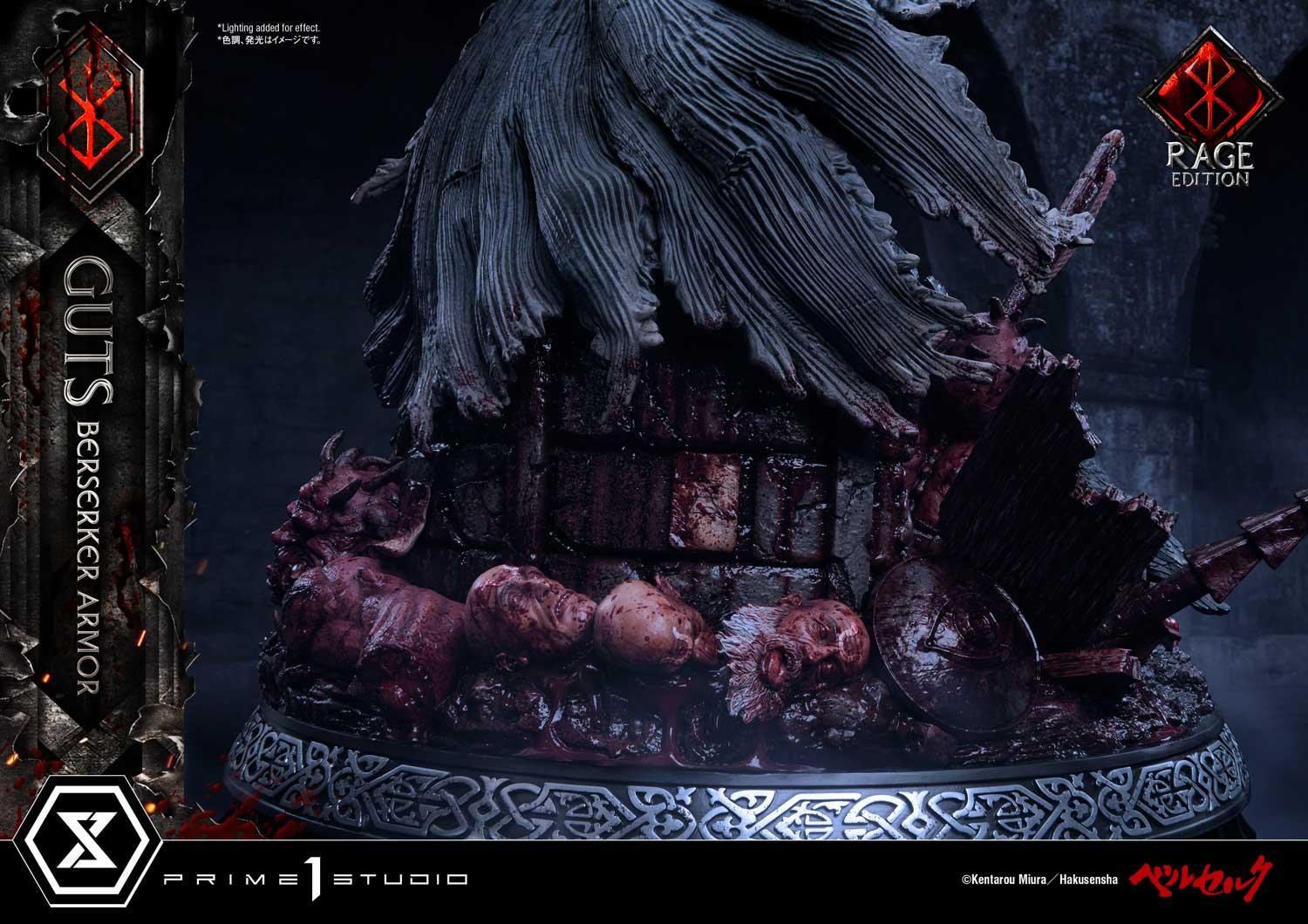 Berserk - Guts - Schierke - Ultimate Premium Masterline  (UPMBR-18DX) - 1/4 - Berserker Armor, Rage Edition, DX Version (Prime 1 Studio) photo 68