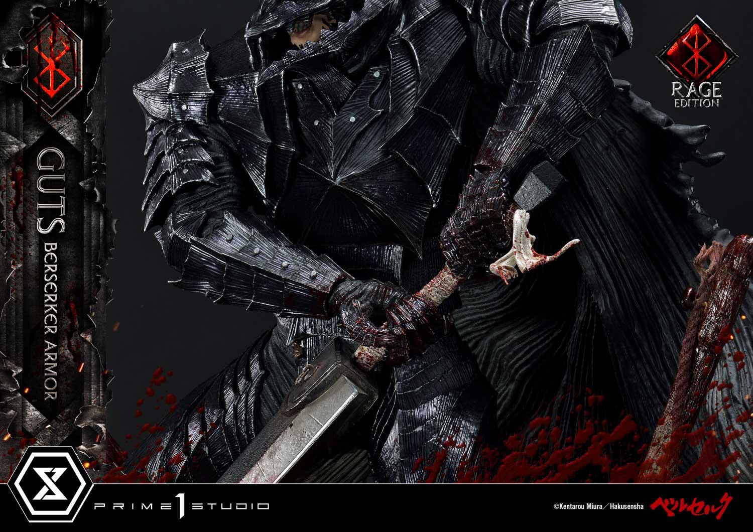 Berserk - Guts - Schierke - Ultimate Premium Masterline  (UPMBR-18DX) - 1/4 - Berserker Armor, Rage Edition, DX Version (Prime 1 Studio) photo 77