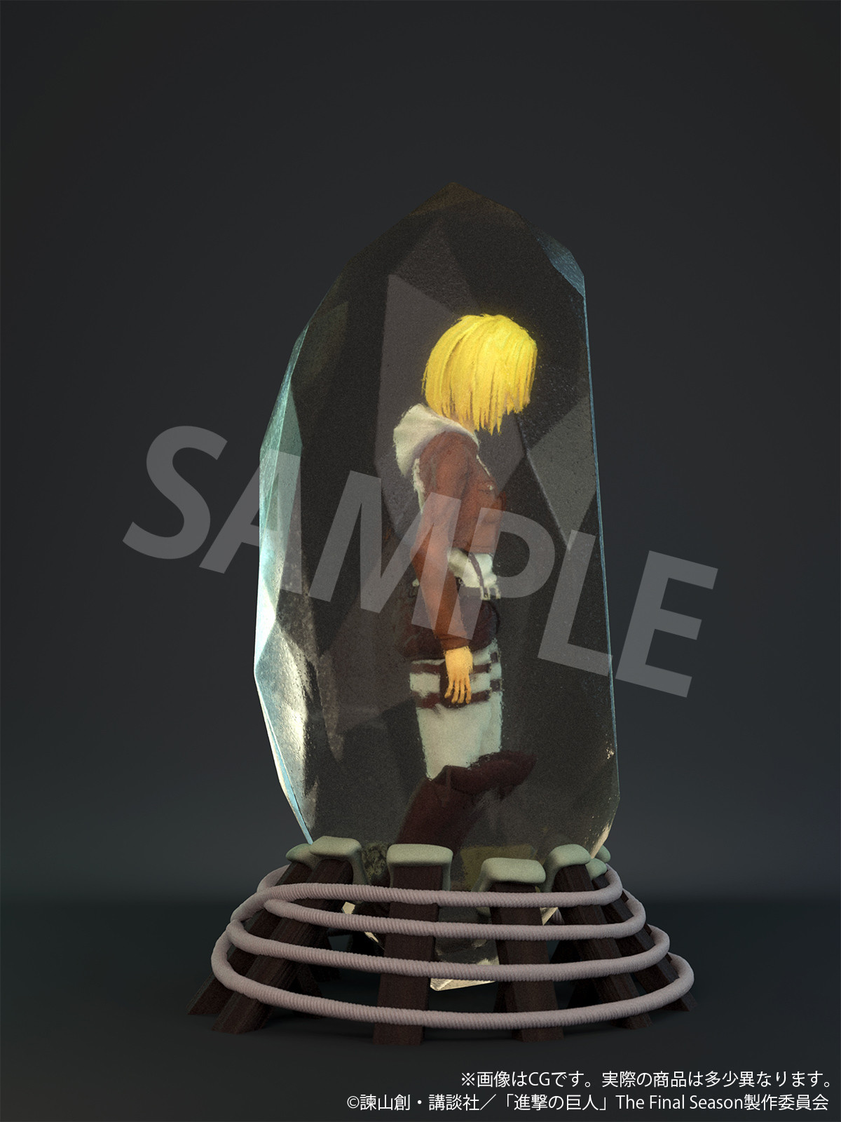 Shingeki no Kyojin - Annie Leonhart - Full Color 3D Crystal Figure - Crystal ver. (B'full, FOTS Japan) photo 5