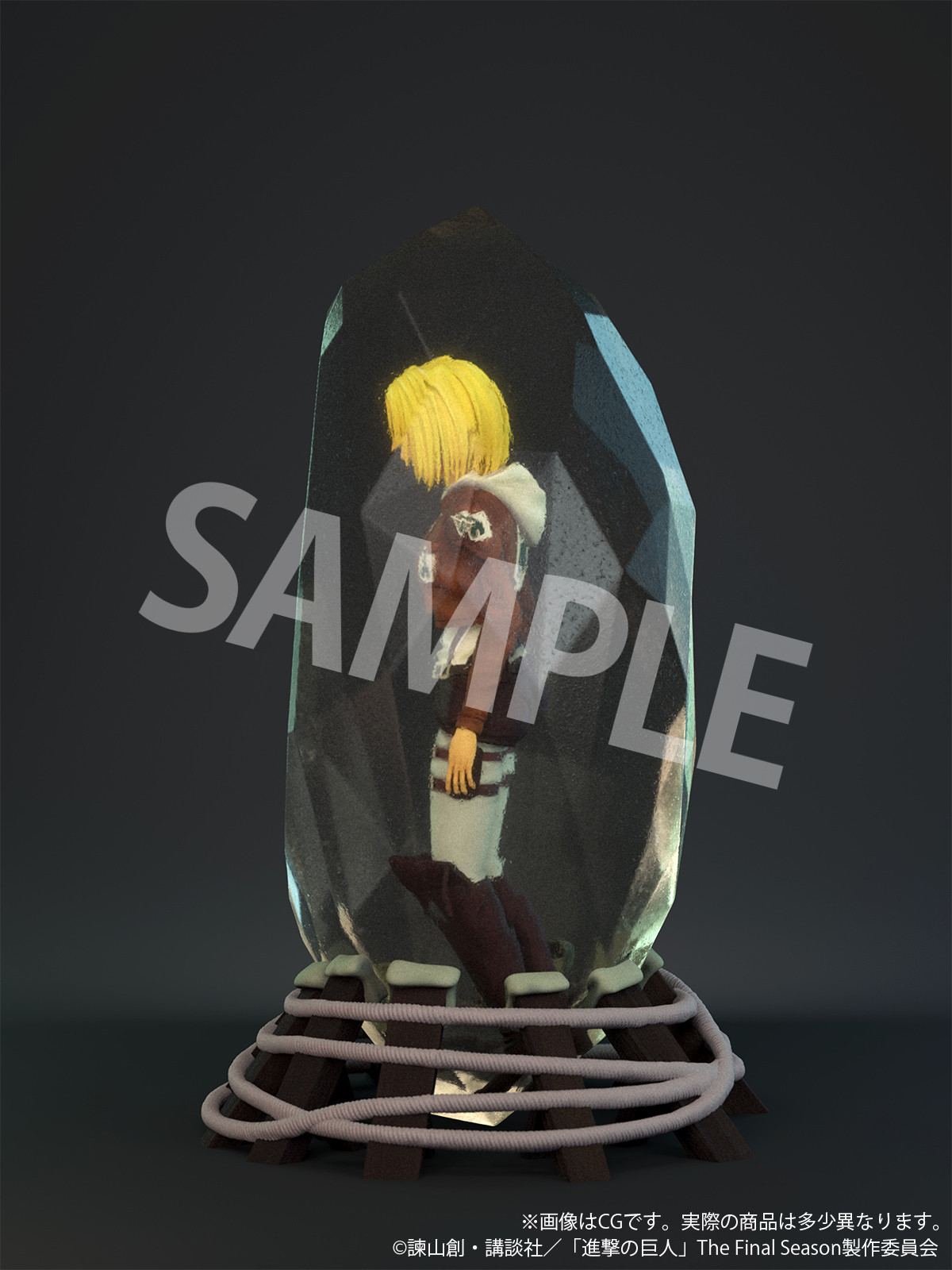 Shingeki no Kyojin - Annie Leonhart - Full Color 3D Crystal Figure - Crystal ver. (B'full, FOTS Japan) photo 9