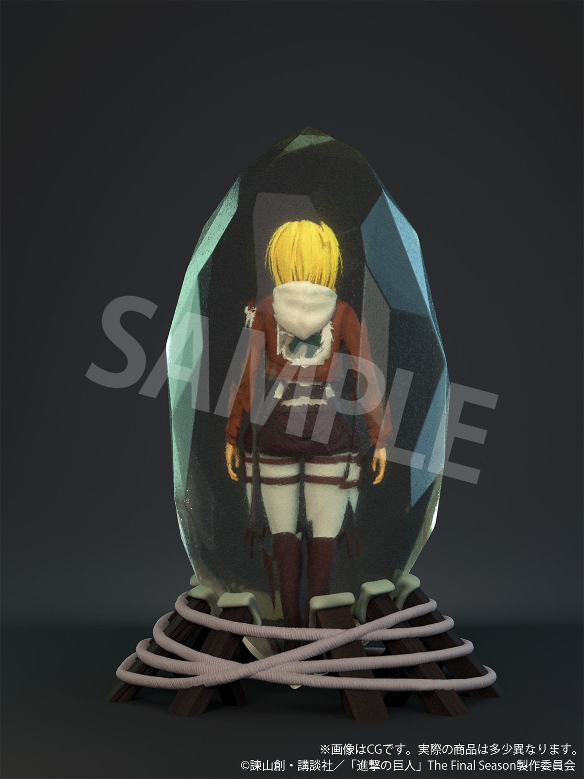 Shingeki no Kyojin - Annie Leonhart - Full Color 3D Crystal Figure - Crystal ver. (B'full, FOTS Japan) photo 10