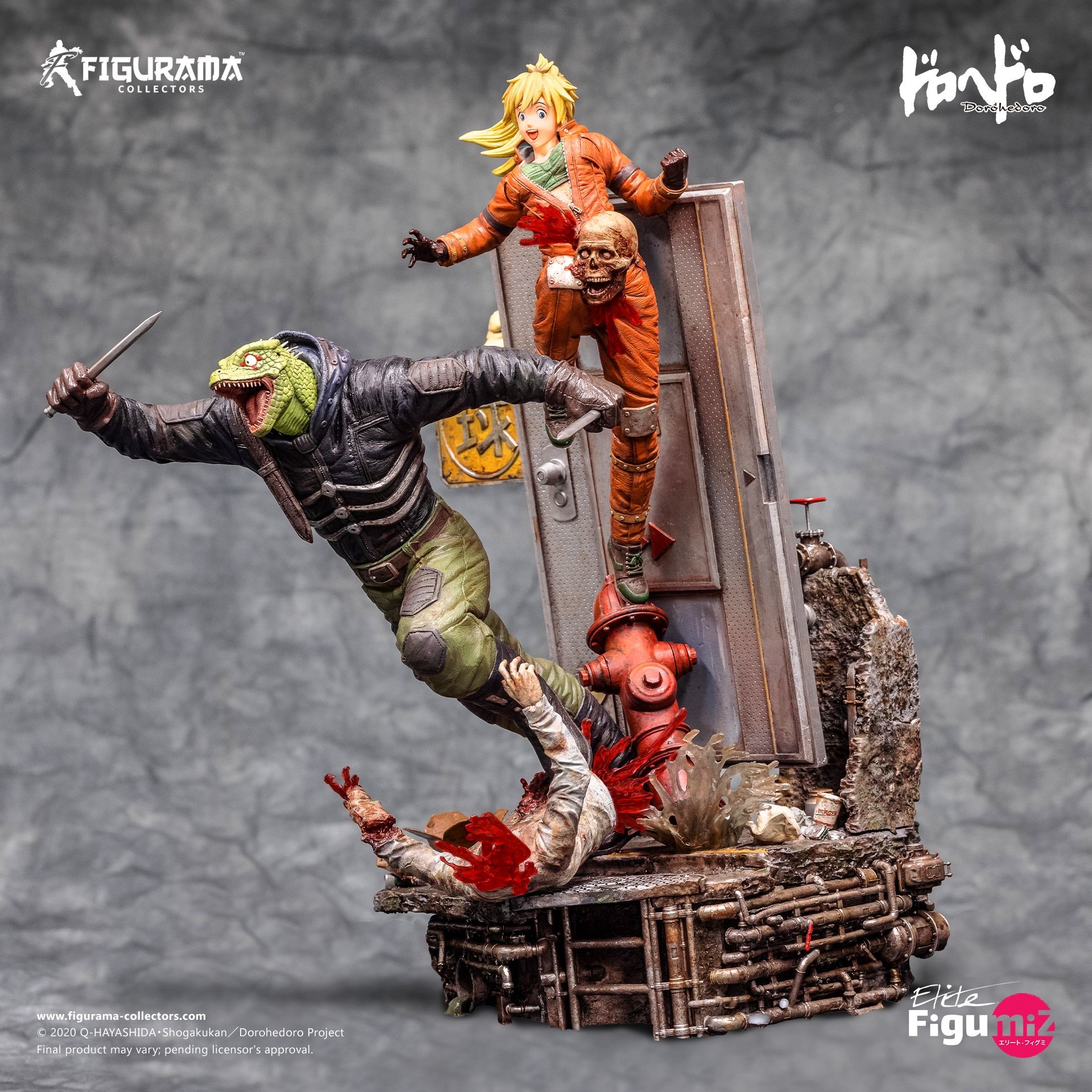 Dorohedoro - Caiman - Gyoza Man - Nikaido - Elite FigumiZ - 1/8 (Figurama Collectors) photo 17