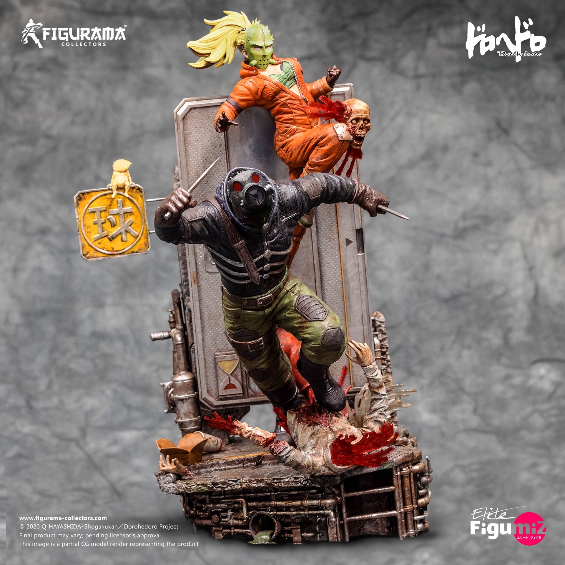 Dorohedoro - Caiman - Gyoza Man - Nikaido - Elite FigumiZ - 1/8 (Figurama Collectors) photo 19