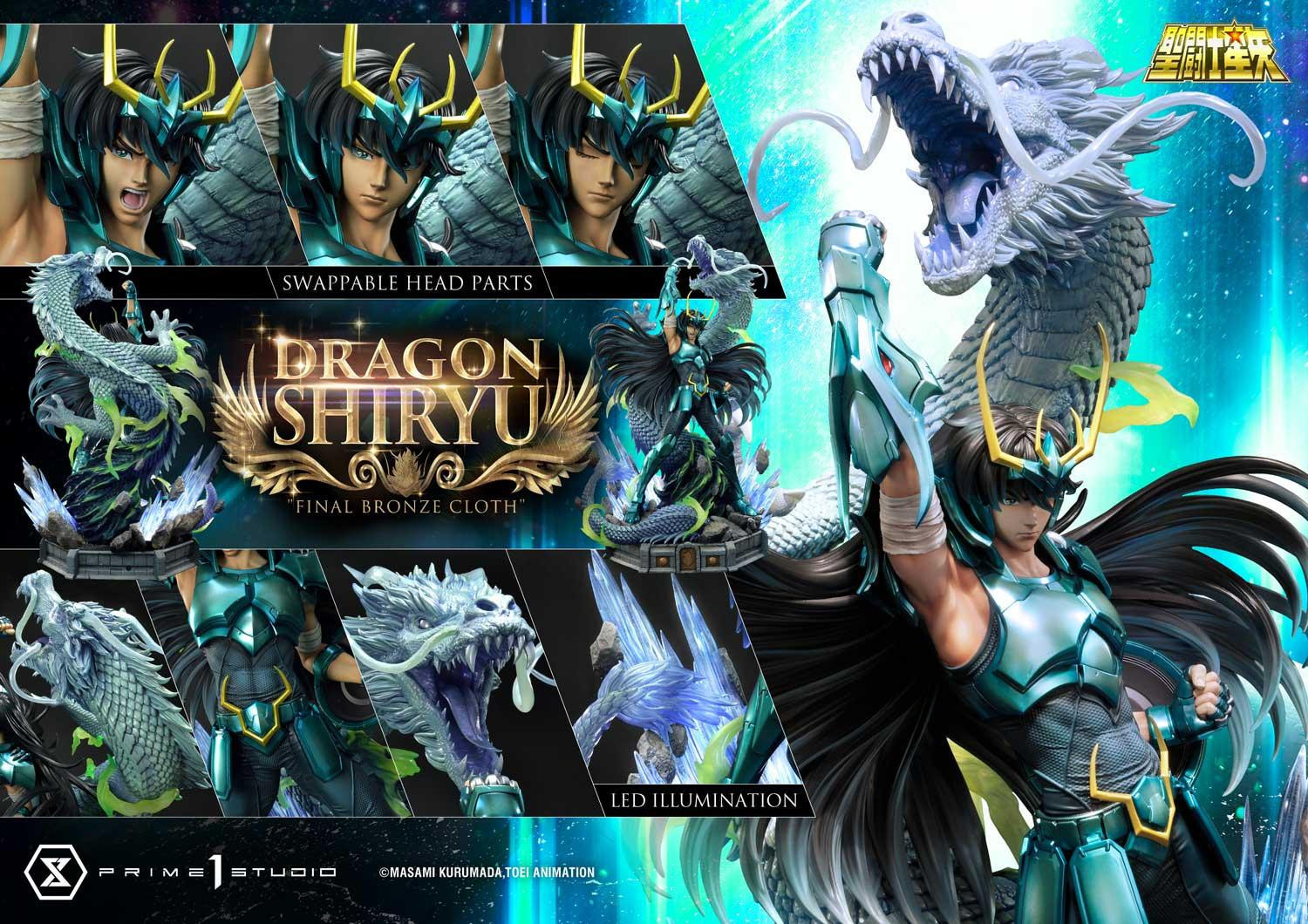 Saint Seiya - Dragon Shiryu - Premium Masterline (PMKZ-02EX) - 1/4 - Final Bronze Cloth, EX Version (Prime 1 Studio) photo 65