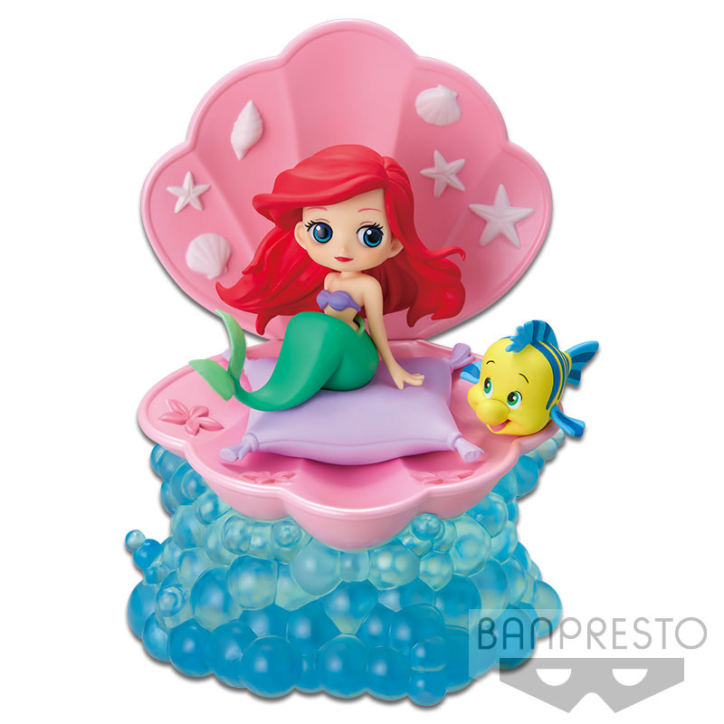 The Little Mermaid - Ariel - Flounder - Q Posket Stories - A (Bandai Spirits) photo 2