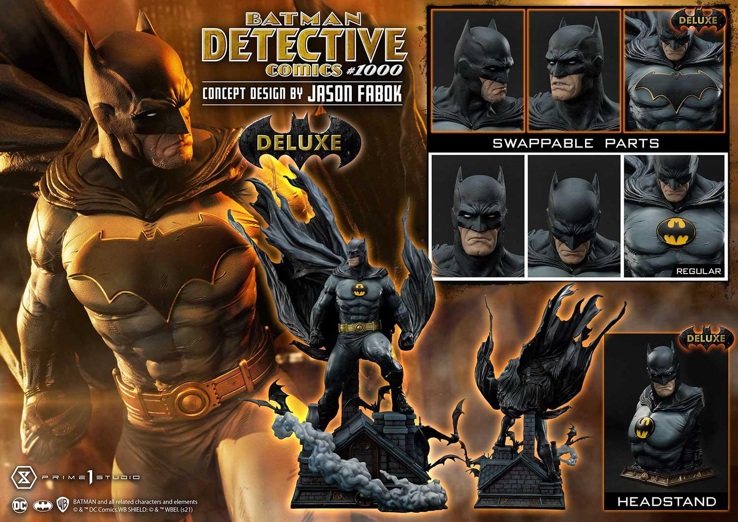 Batman - Museum Masterline Series  (MMDC-50DXS) - 1/3 - Detective Comics #1000 Cover Art, DX Bonus Version (Prime 1 Studio) photo 15