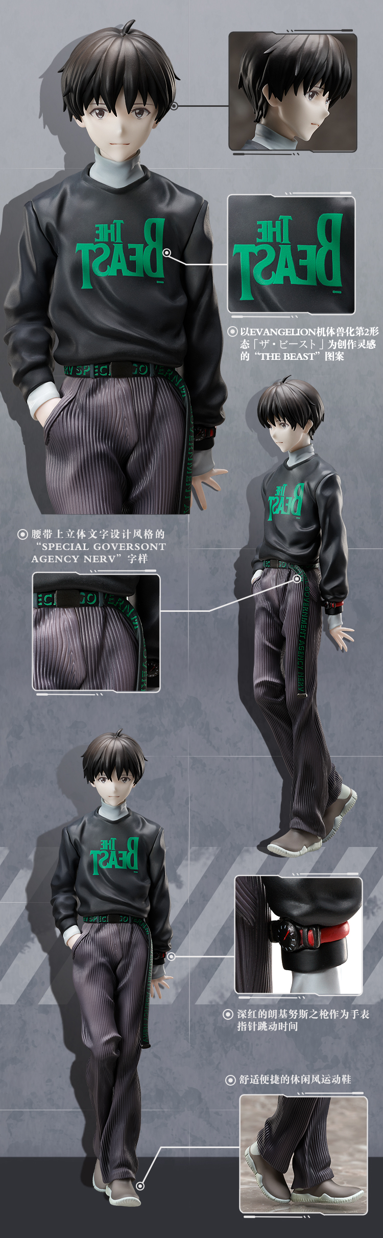 Shin Seiki Evangelion - Ikari Shinji - 1/7 - Ver. Radio Eva, Limited Original Color Version (Hobby Max) photo 7