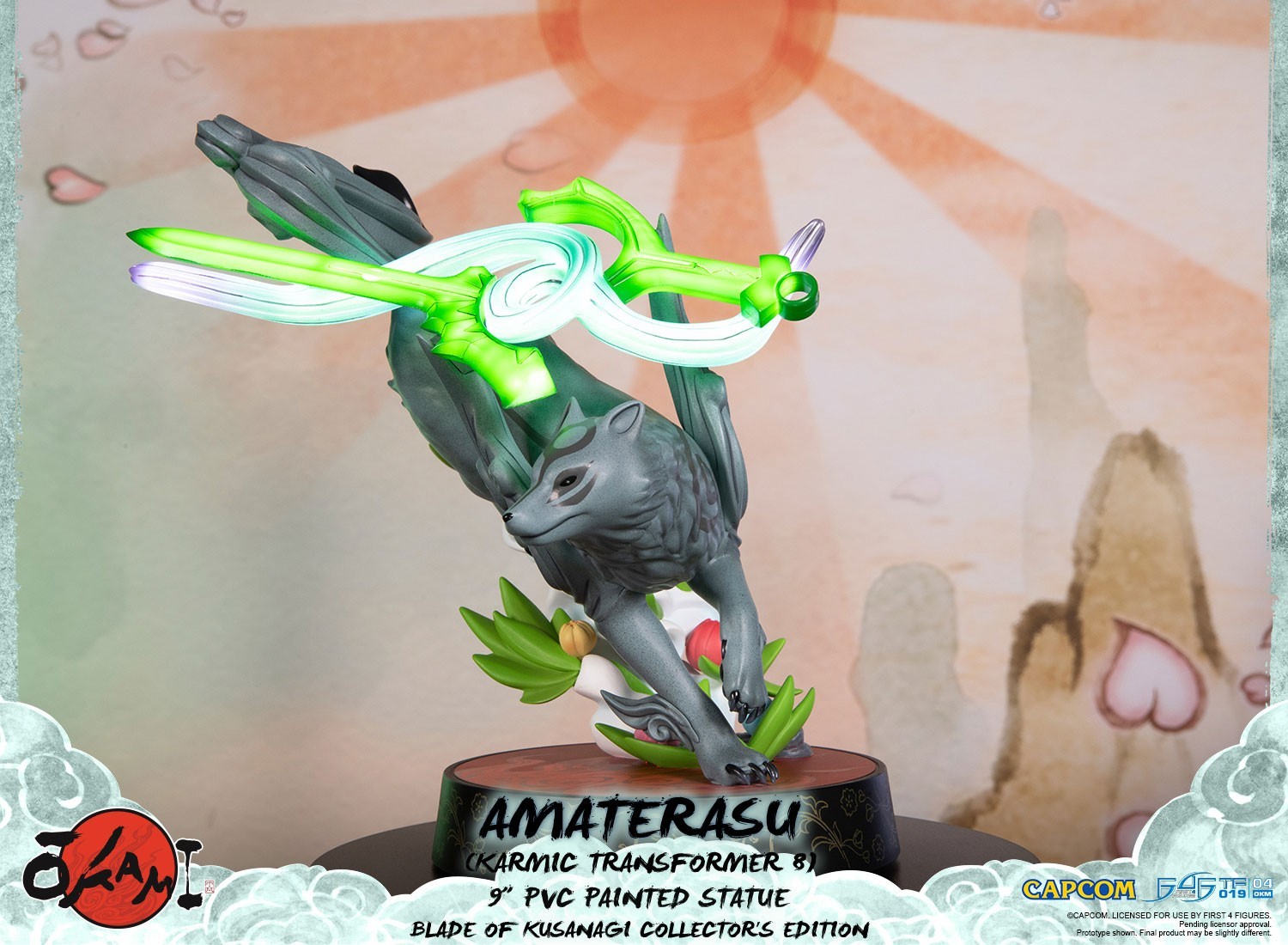 Ookami - Amaterasu - True Form - Karmic Transformation, Blade of Kusanagi Exclusive Edition (First 4 Figures) photo 9