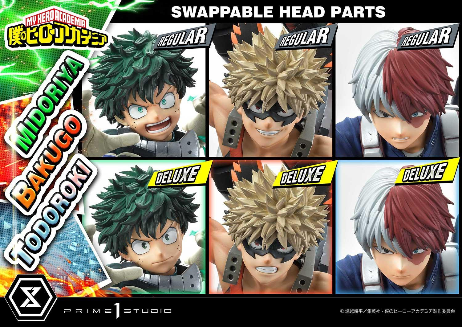 Boku no Hero Academia - Bakugo Katsuki - Midoriya Izuku - Todoroki Shoto - Ultimate Premium Masterline  (UPMMHA-01DXS) - 1/4 - DX Bonus Version (Prime 1 Studio) photo 3