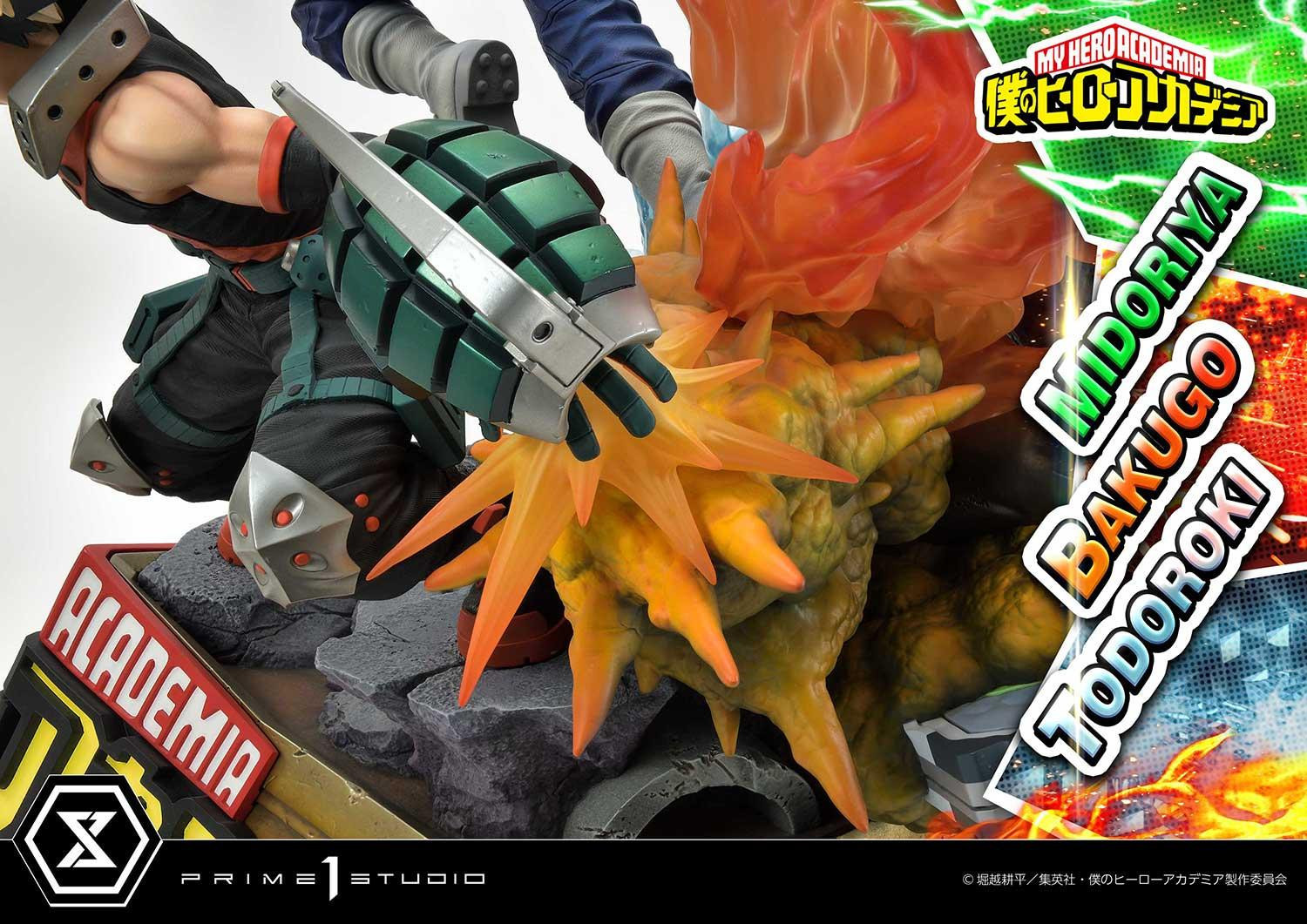 Boku no Hero Academia - Bakugo Katsuki - Midoriya Izuku - Todoroki Shoto - Ultimate Premium Masterline  (UPMMHA-01DXS) - 1/4 - DX Bonus Version (Prime 1 Studio) photo 9