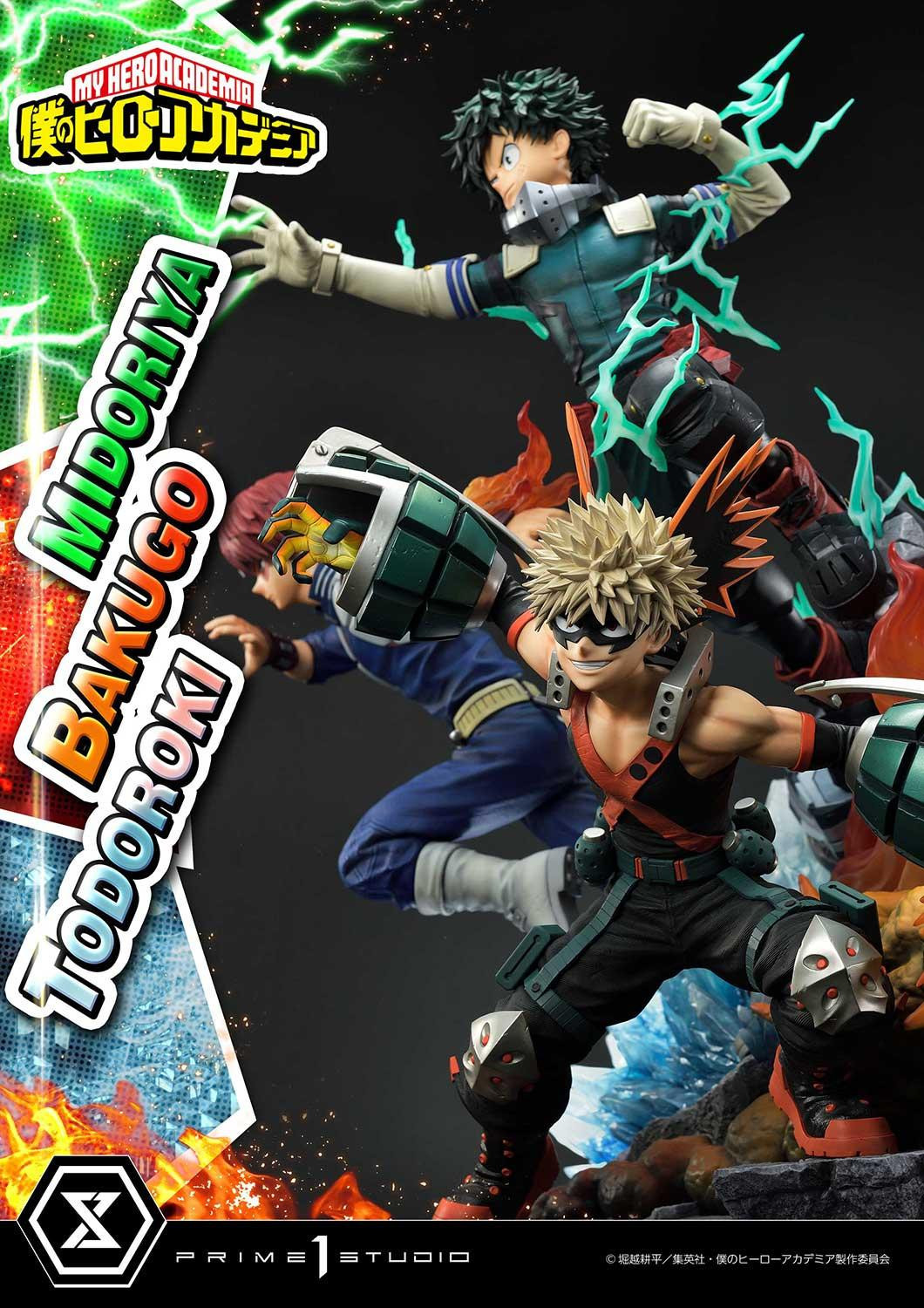 Boku no Hero Academia - Bakugo Katsuki - Midoriya Izuku - Todoroki Shoto - Ultimate Premium Masterline  (UPMMHA-01DXS) - 1/4 - DX Bonus Version (Prime 1 Studio) photo 13