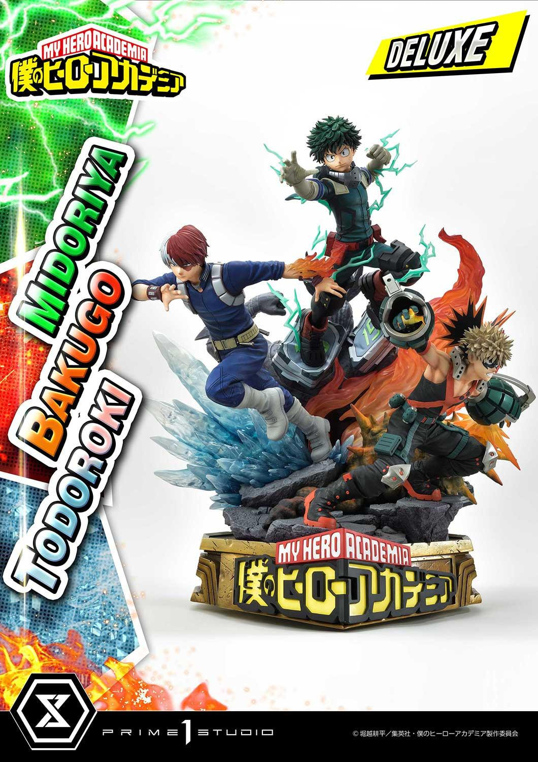 Boku no Hero Academia - Bakugo Katsuki - Midoriya Izuku - Todoroki Shoto - Ultimate Premium Masterline  (UPMMHA-01DXS) - 1/4 - DX Bonus Version (Prime 1 Studio) photo 14