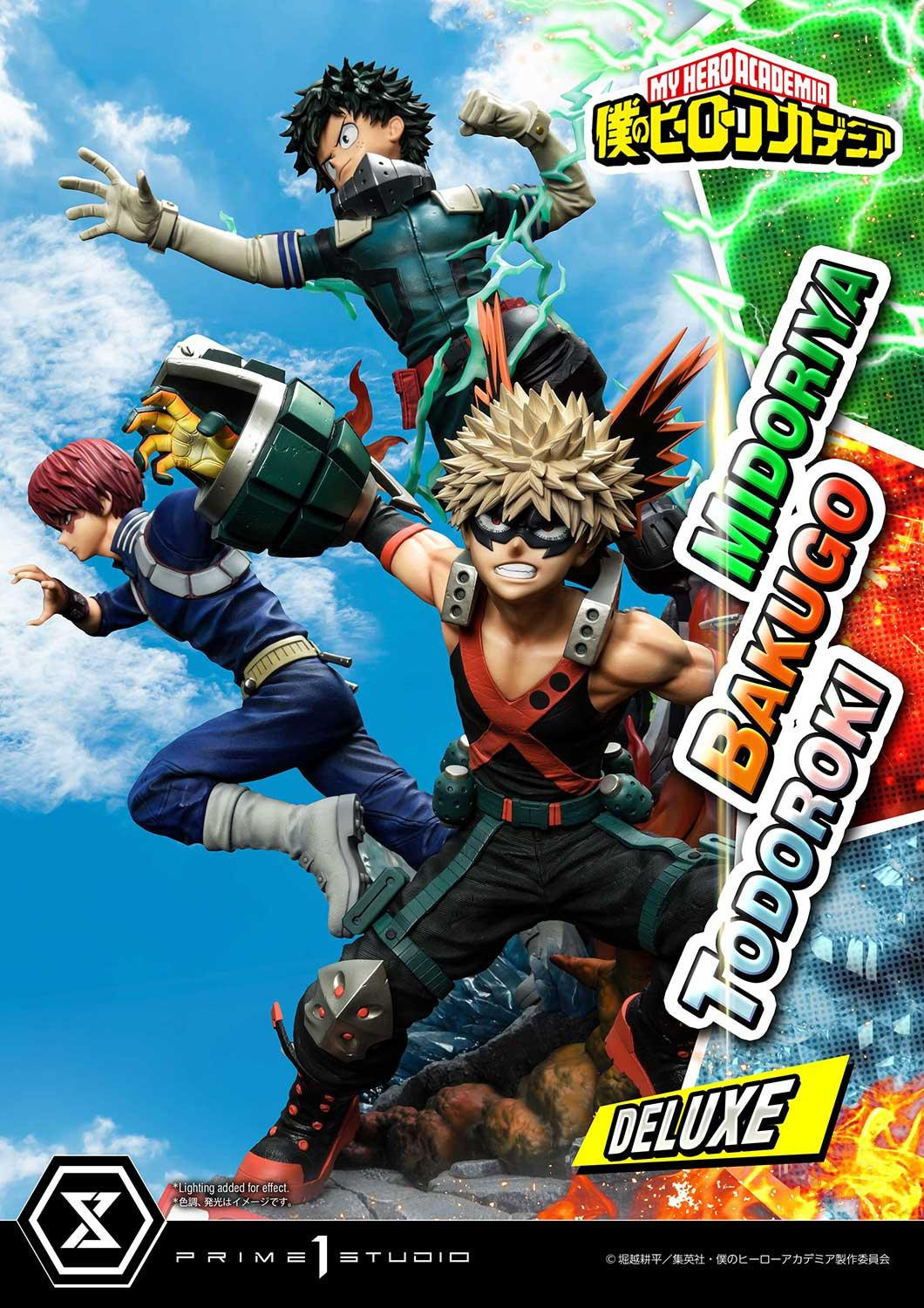 Boku no Hero Academia - Bakugo Katsuki - Midoriya Izuku - Todoroki Shoto - Ultimate Premium Masterline  (UPMMHA-01DXS) - 1/4 - DX Bonus Version (Prime 1 Studio) photo 16