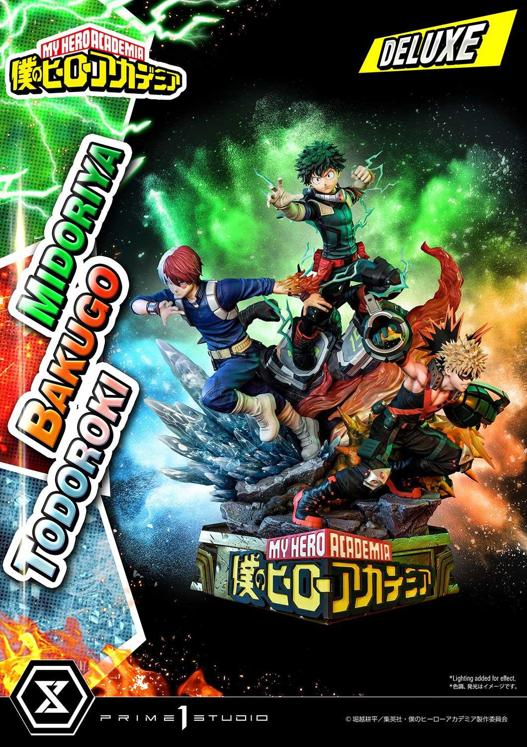 Boku no Hero Academia - Bakugo Katsuki - Midoriya Izuku - Todoroki Shoto - Ultimate Premium Masterline  (UPMMHA-01DXS) - 1/4 - DX Bonus Version (Prime 1 Studio) photo 17
