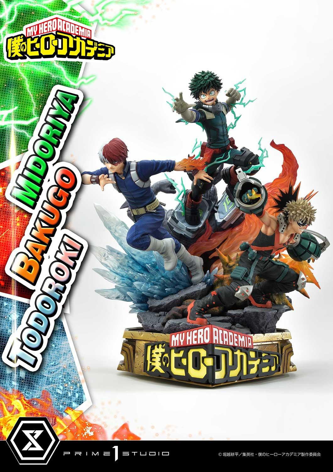 Boku no Hero Academia - Bakugo Katsuki - Midoriya Izuku - Todoroki Shoto - Ultimate Premium Masterline  (UPMMHA-01DXS) - 1/4 - DX Bonus Version (Prime 1 Studio) photo 22