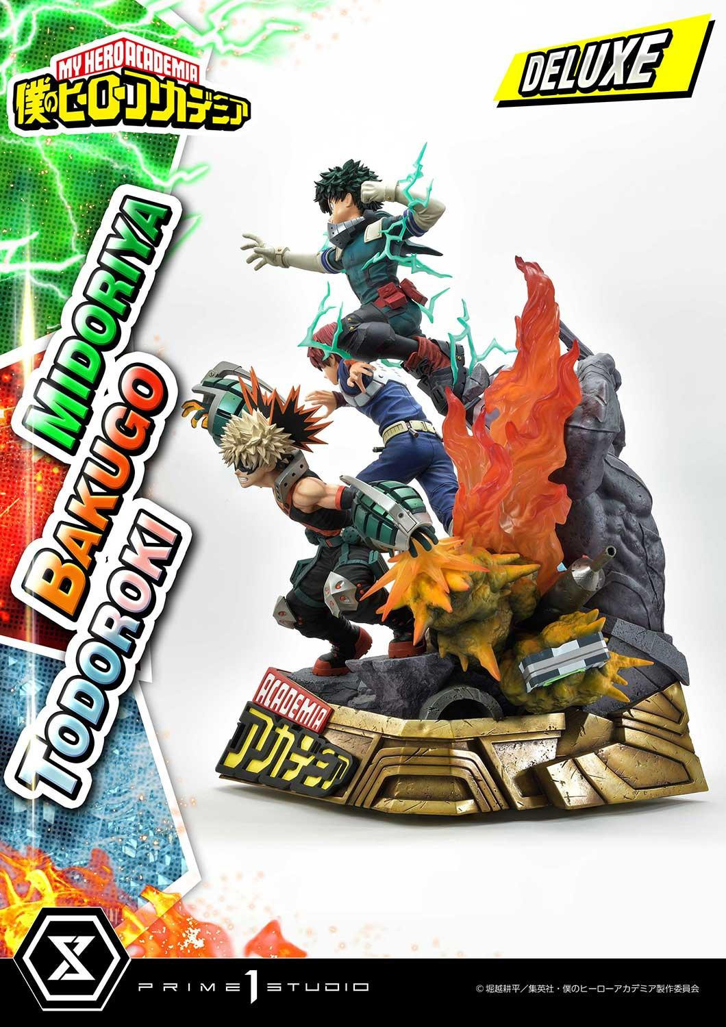 Boku no Hero Academia - Bakugo Katsuki - Midoriya Izuku - Todoroki Shoto - Ultimate Premium Masterline  (UPMMHA-01DXS) - 1/4 - DX Bonus Version (Prime 1 Studio) photo 29