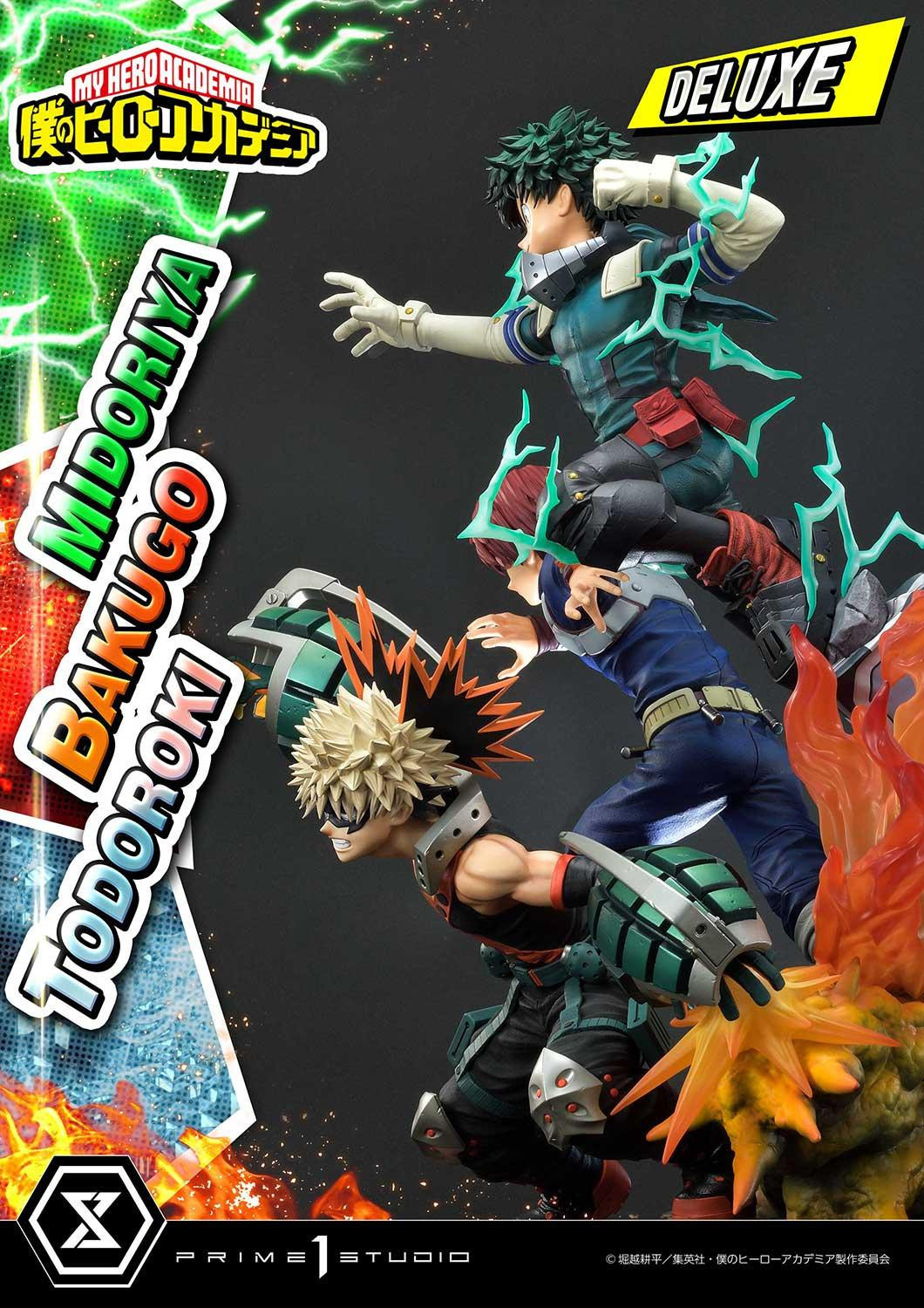 Boku no Hero Academia - Bakugo Katsuki - Midoriya Izuku - Todoroki Shoto - Ultimate Premium Masterline  (UPMMHA-01DXS) - 1/4 - DX Bonus Version (Prime 1 Studio) photo 31