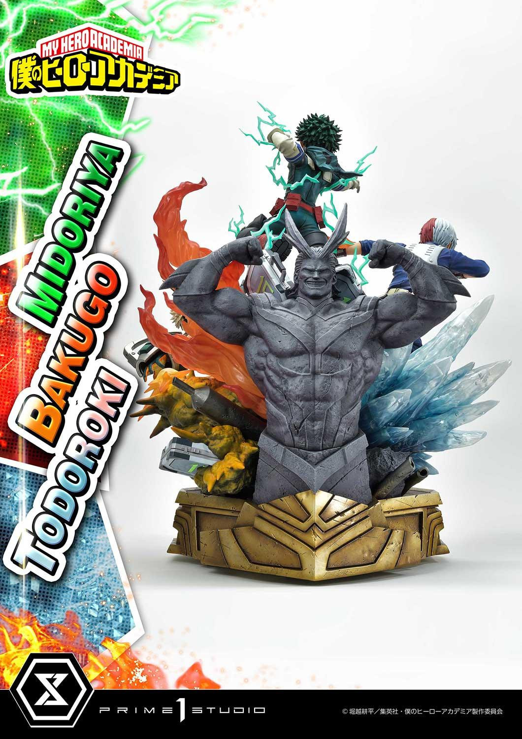 Boku no Hero Academia - Bakugo Katsuki - Midoriya Izuku - Todoroki Shoto - Ultimate Premium Masterline  (UPMMHA-01DXS) - 1/4 - DX Bonus Version (Prime 1 Studio) photo 53