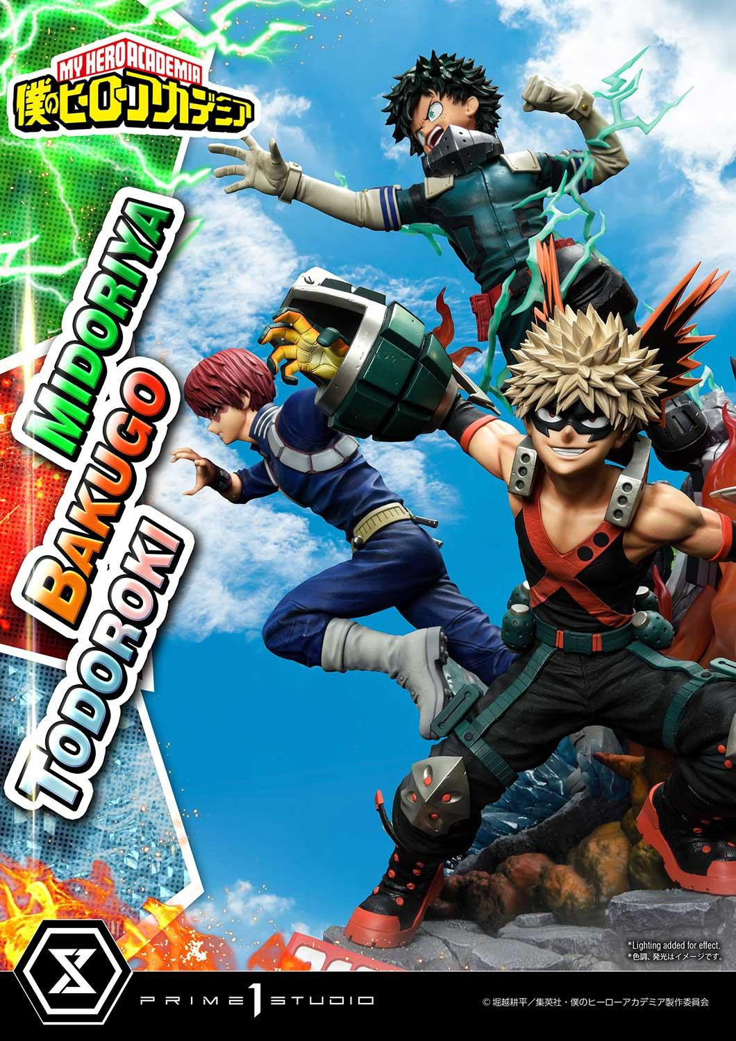 Boku no Hero Academia - Bakugo Katsuki - Midoriya Izuku - Todoroki Shoto - Ultimate Premium Masterline  (UPMMHA-01DXS) - 1/4 - DX Bonus Version (Prime 1 Studio) photo 73