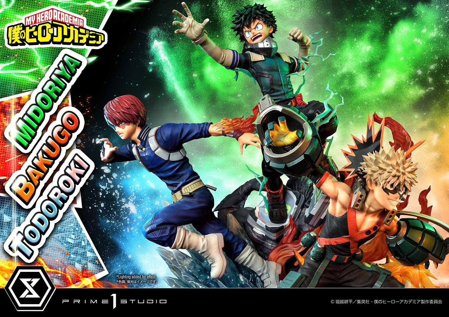 Boku no Hero Academia - Bakugo Katsuki - Midoriya Izuku - Todoroki Shoto - Ultimate Premium Masterline  (UPMMHA-01DXS) - 1/4 - DX Bonus Version (Prime 1 Studio) photo 76
